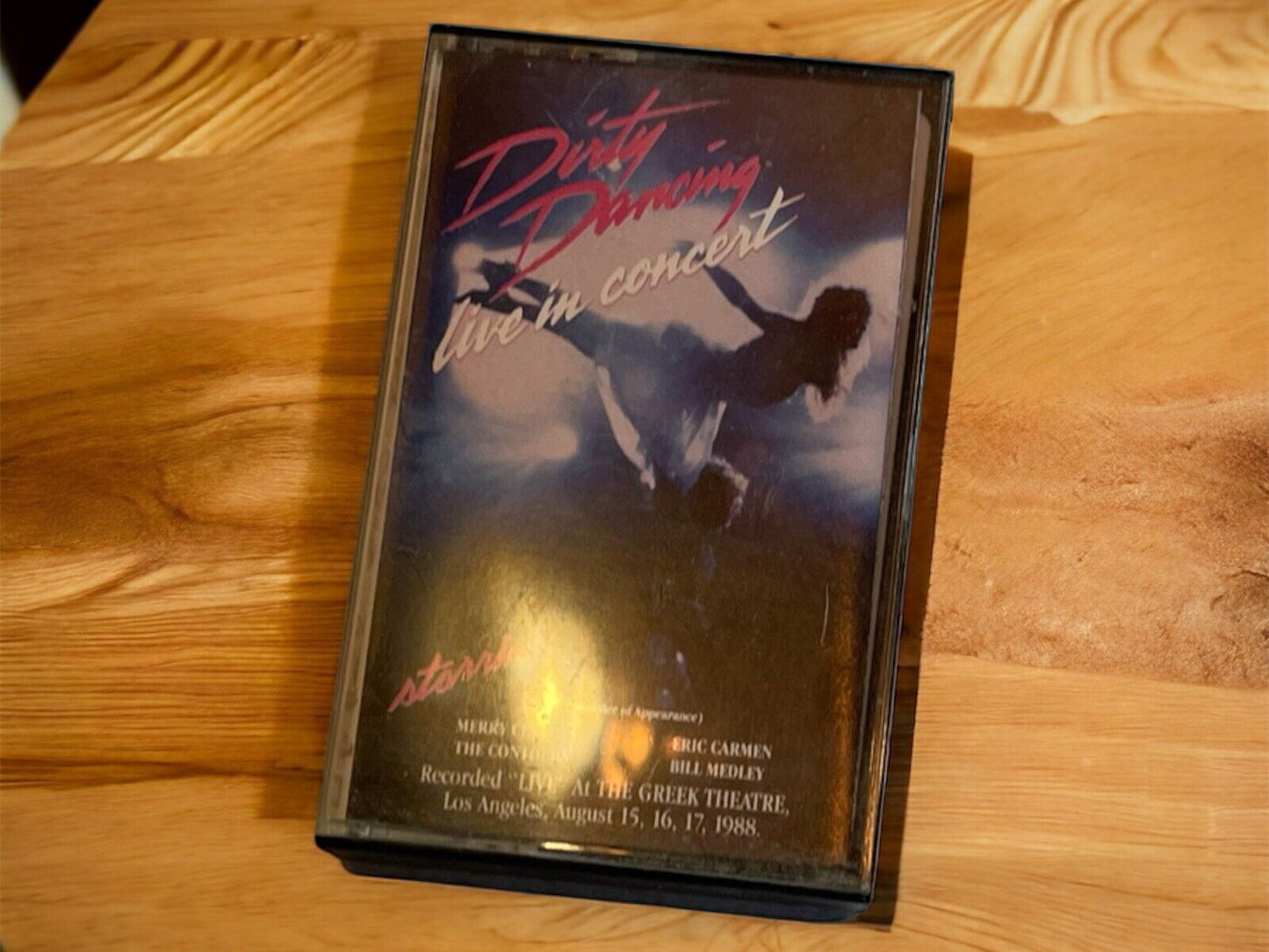 DIRTY DANCING LIVE IN CONCERT ORIGINAL 1988 RCA AUDIO CASSETTE ALBUM