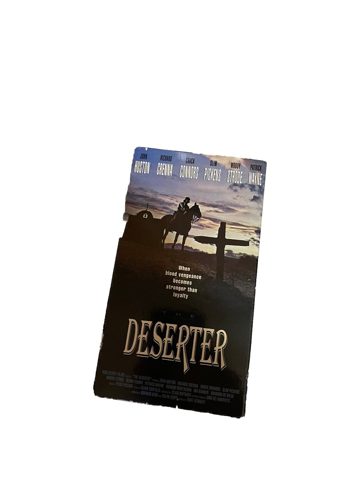 THE DESERTER (vhs) John Huston, Richard Crenna, Chuck Connors. VG Cond. Rare. NR