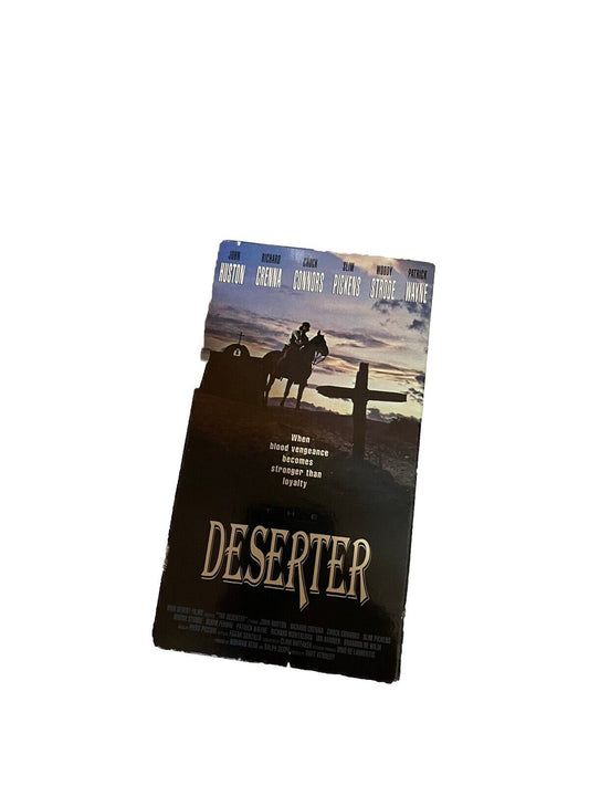 THE DESERTER (vhs) John Huston, Richard Crenna, Chuck Connors. VG Cond. Rare. NR
