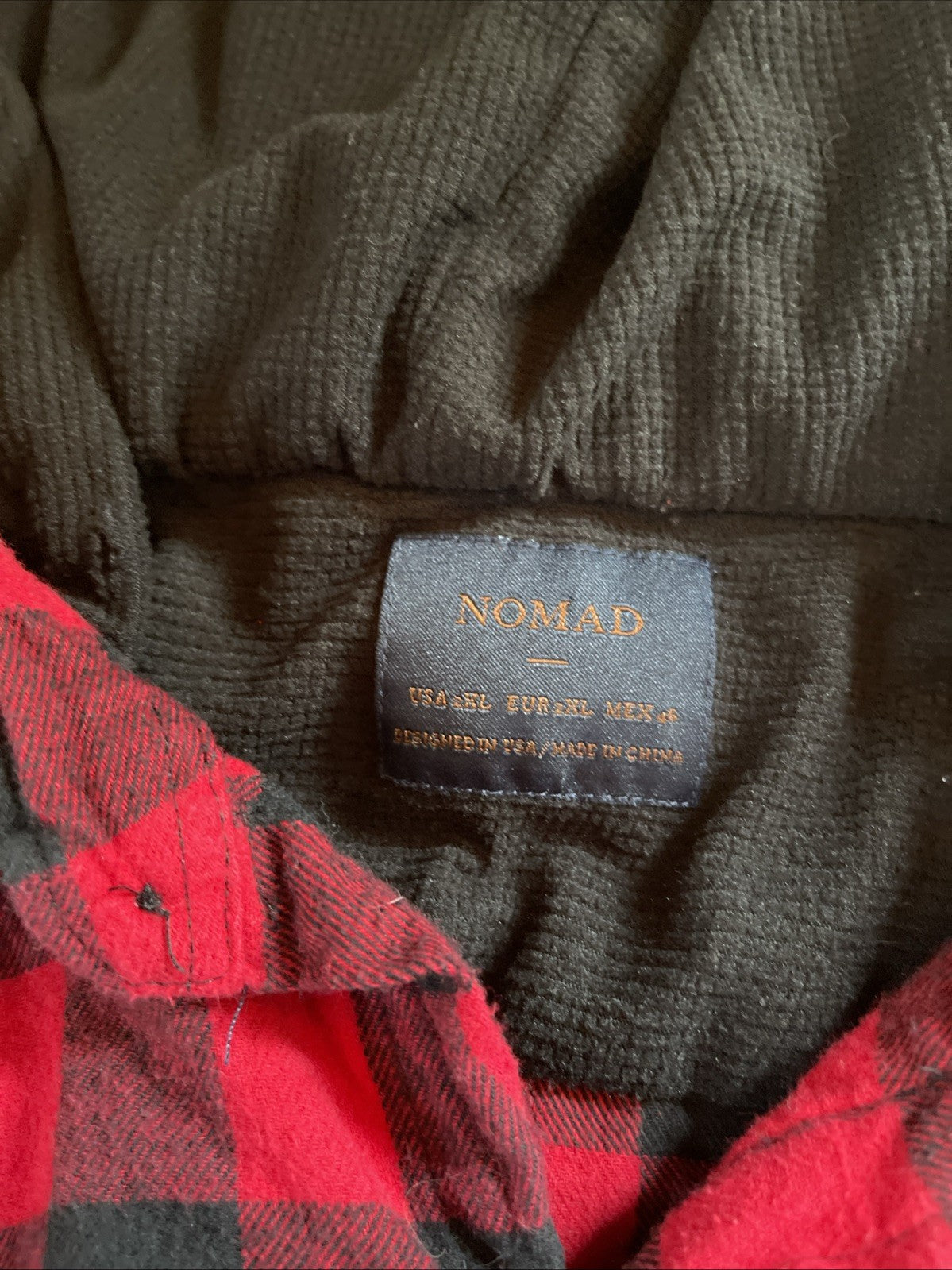 Nomad Flannel Hoodie XL