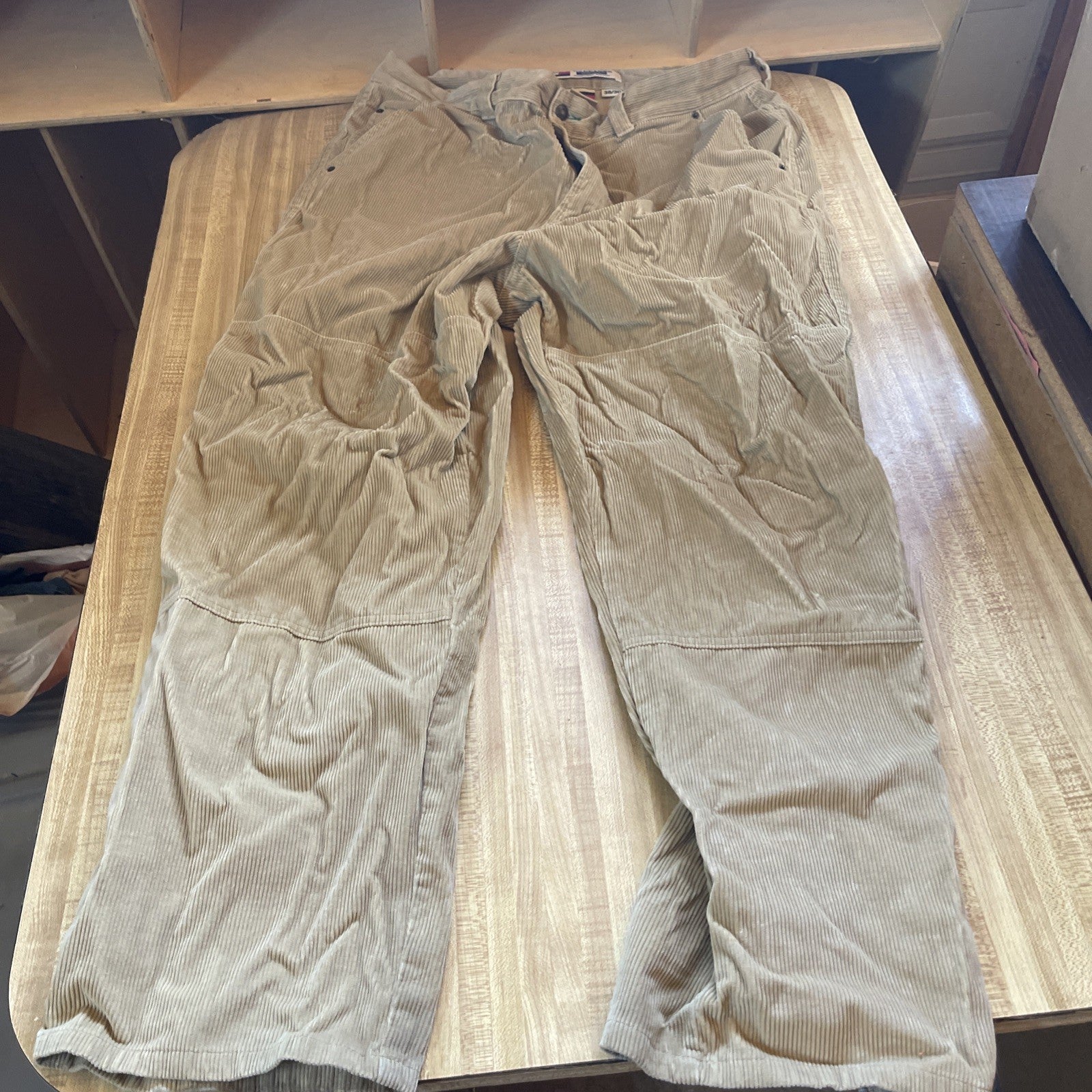 Tommy Hilfiger Corduroy Double Knee Jeans 38x30 Flap Pockets