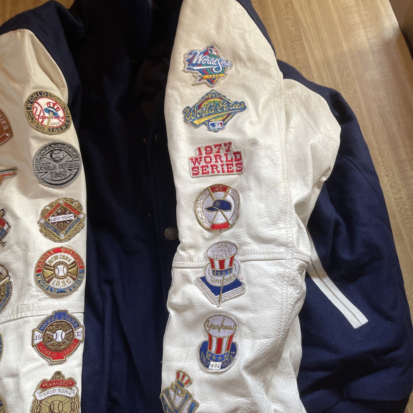 Vintage New York Yankees 26 Time World Series Champion Varsity Jacket XL