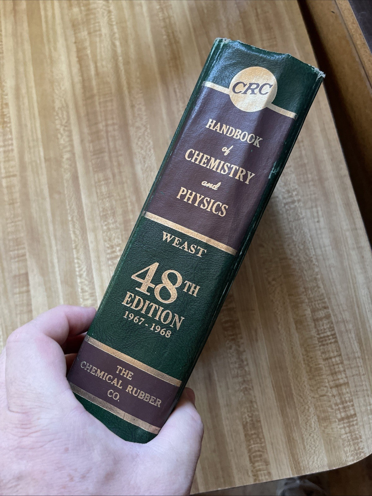 handbook of chemistry and physics 48 Th Edition Hardcover 
