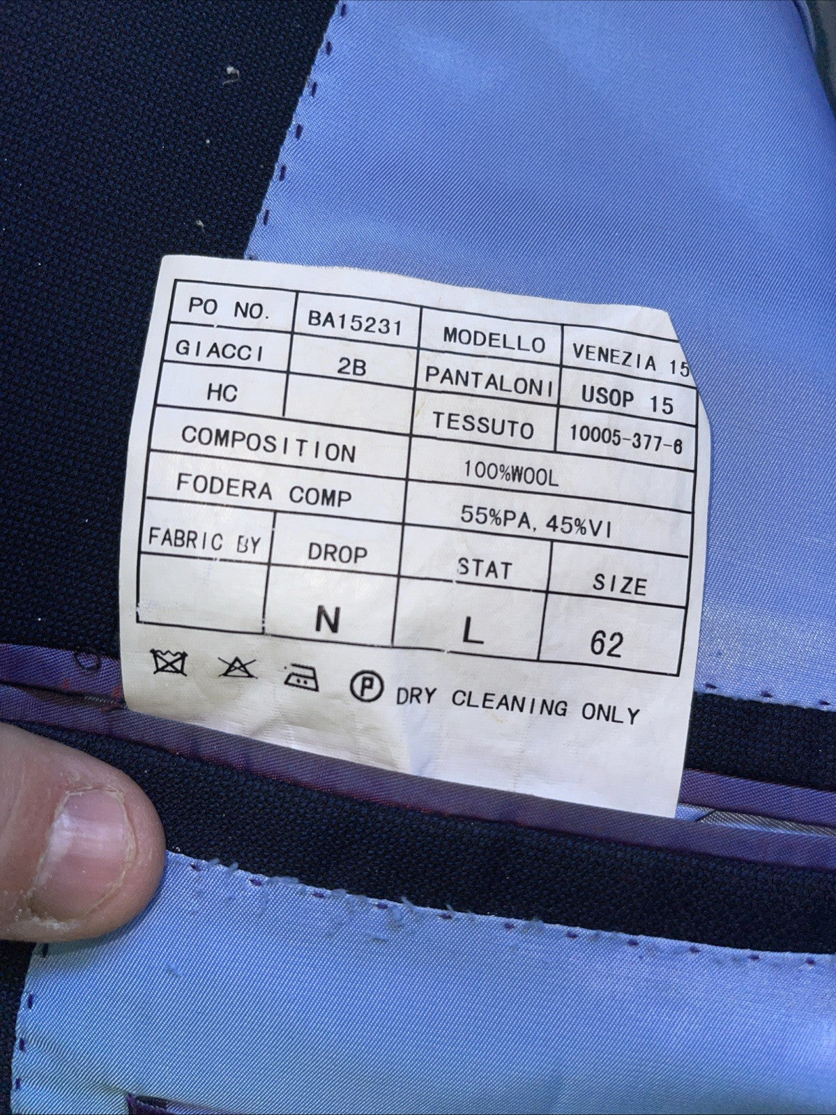 bartorelli napoli Blazer 62 EU 52 US