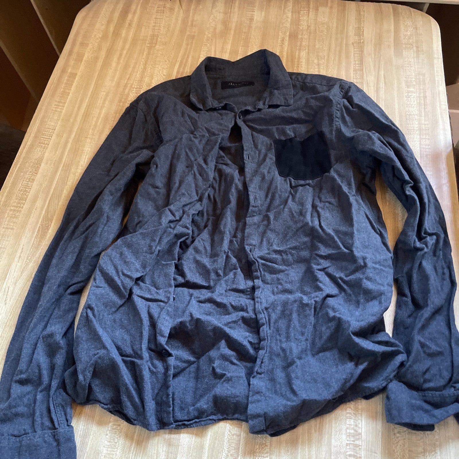 All Saints Button Up Medium 