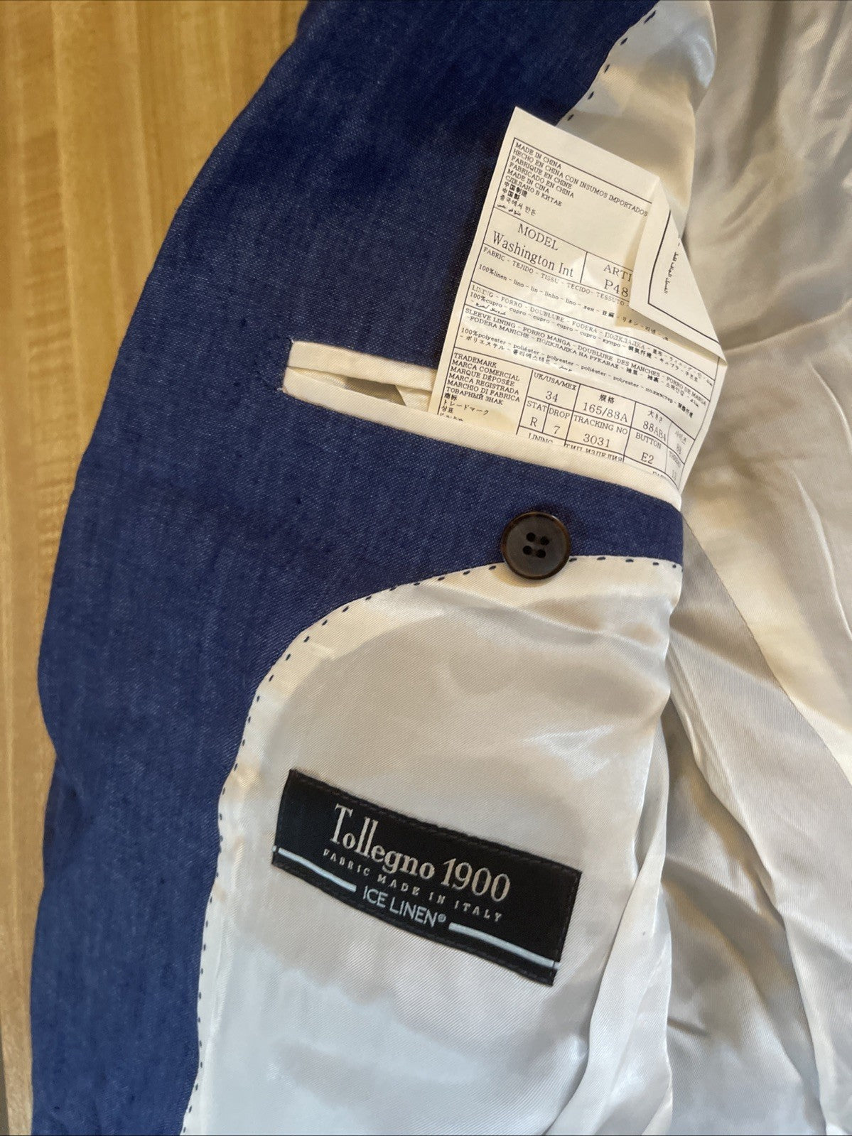 Suitsupply Ice Linen Blazer 44