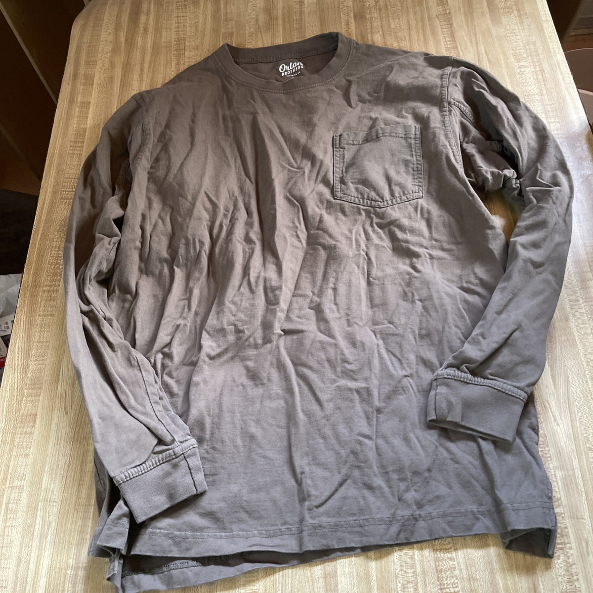 Orton Brothers Long Sleeve Pocket T Shirt XL