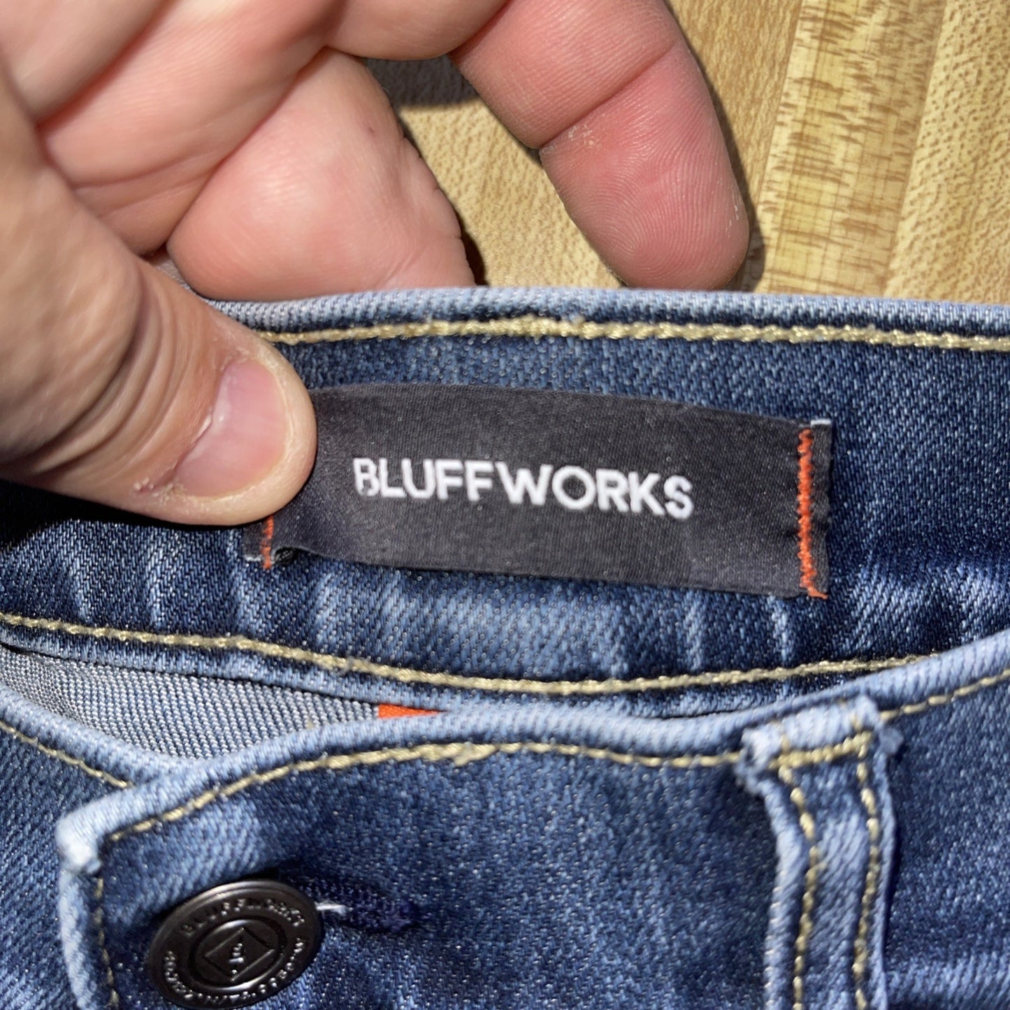 Bluffworks Jeans 34/34 The Departure 3.0