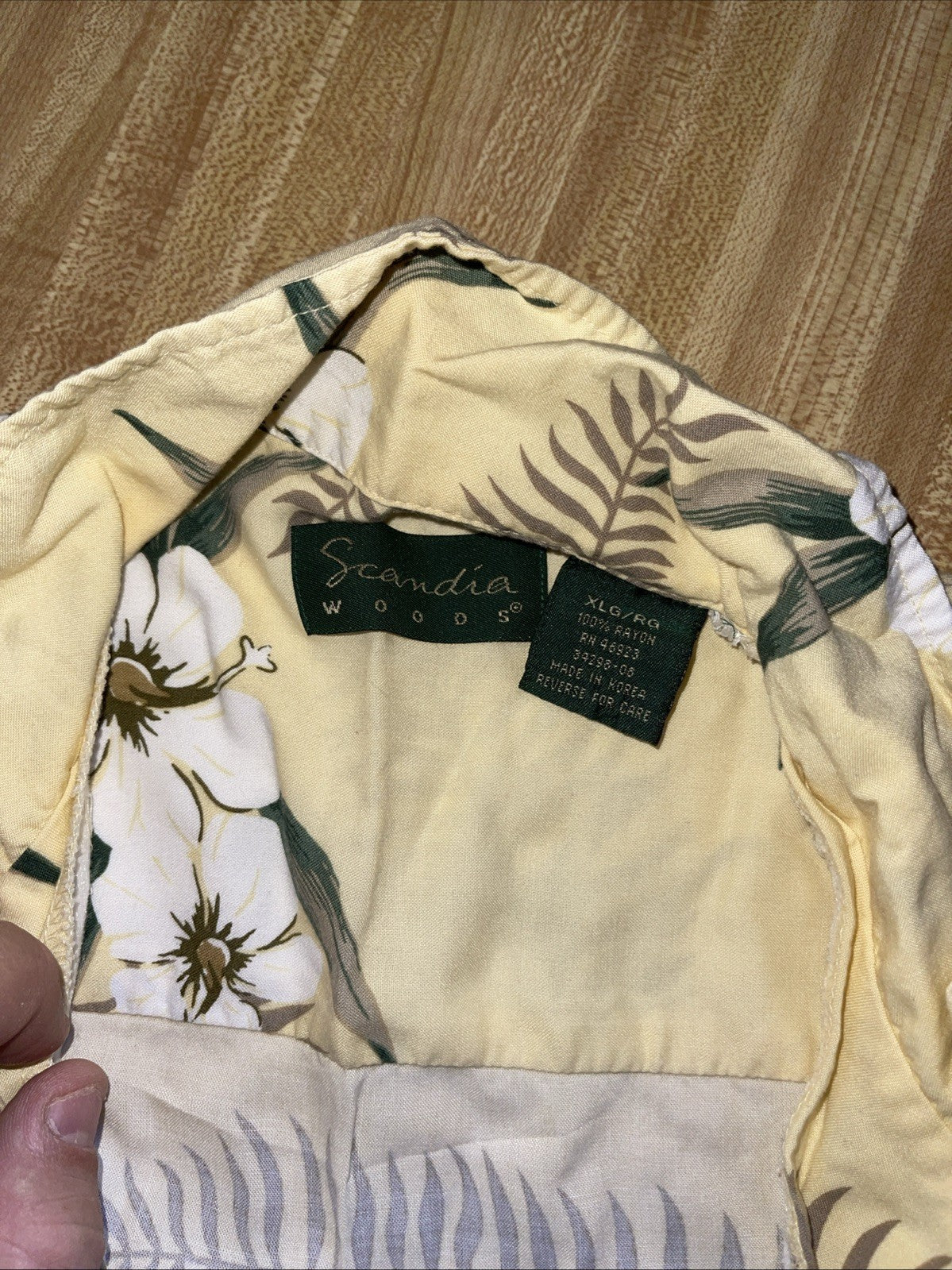 Scandia Woods Hawaiian Shirt XL