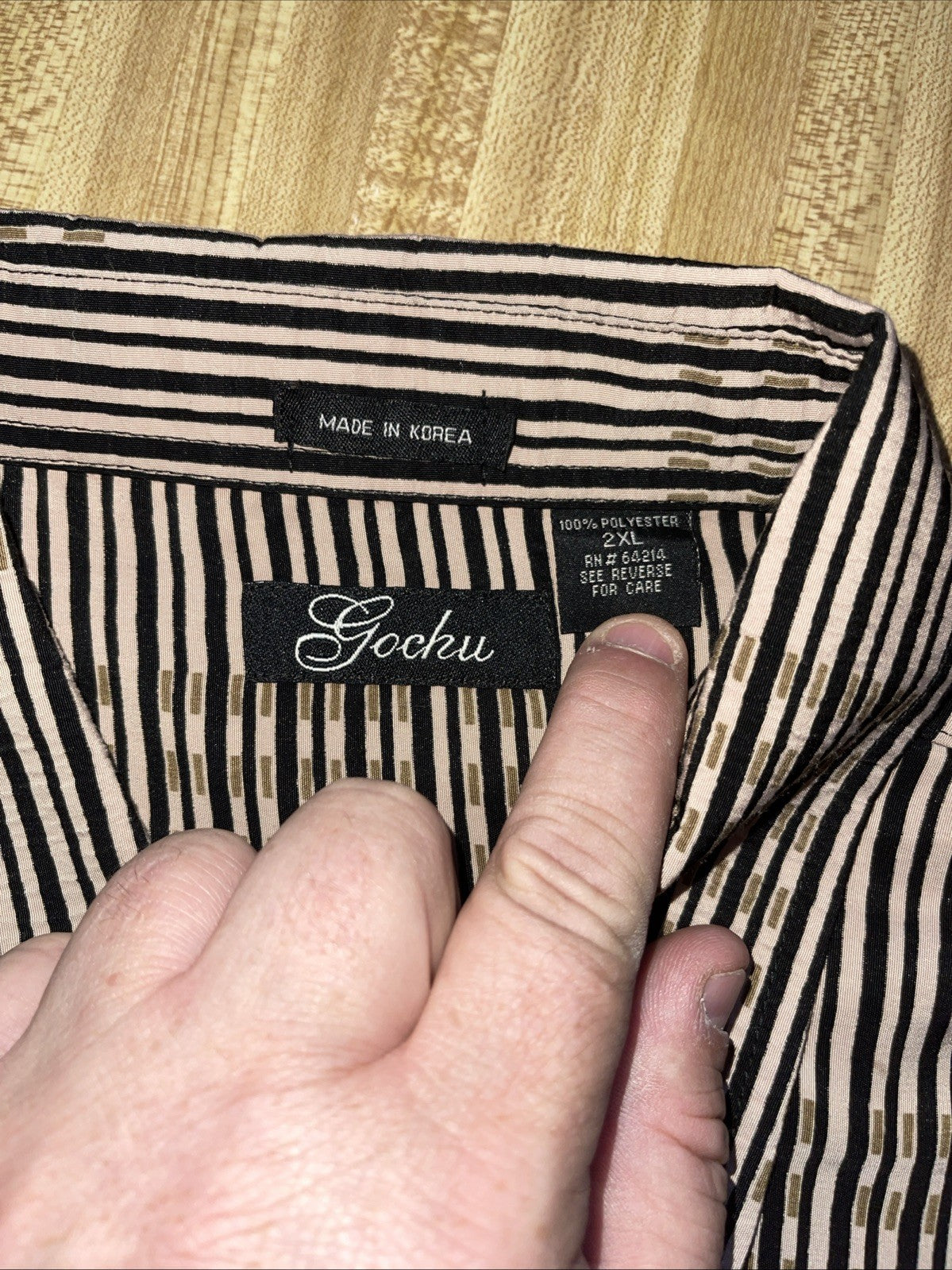 Gochu Button Up 2XL Vintage 