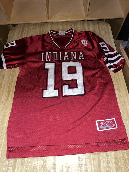 Colosseum Indiana Hoosiers Football Jersey Stitched #19 Medium 
