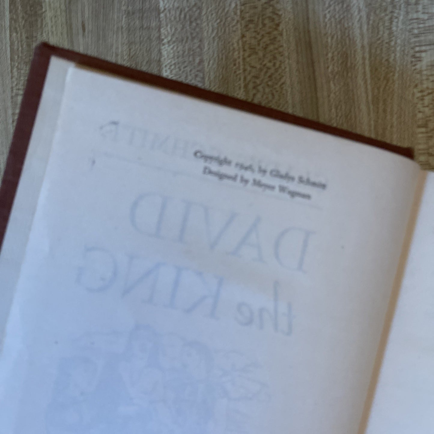 David The King Hardcover