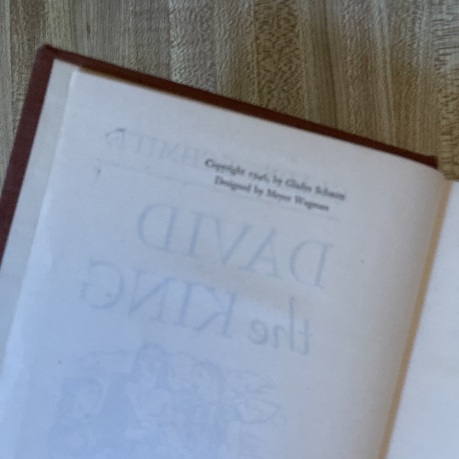 David The King Hardcover