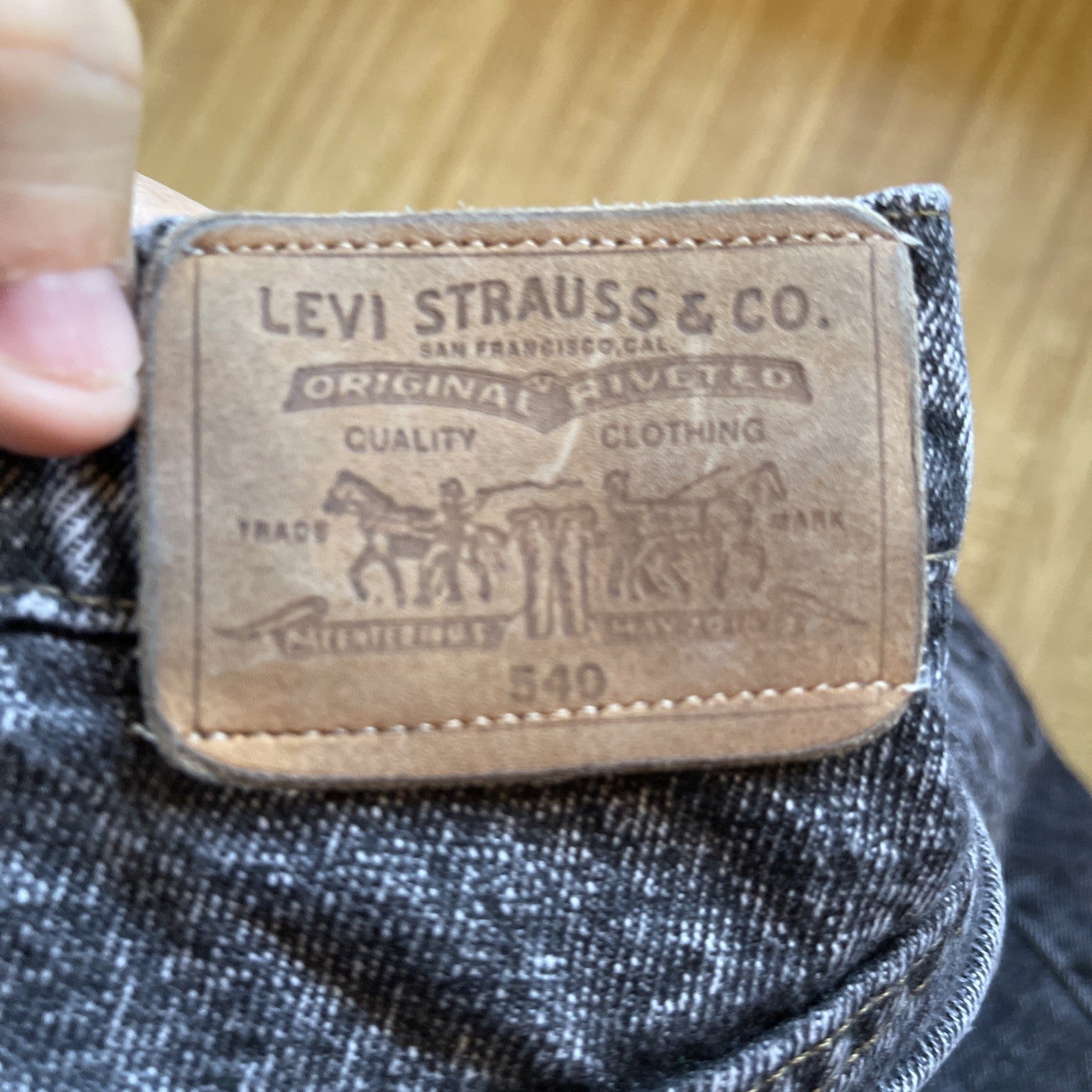 Vintage Levi’s 540 Jeans 42/26 Made In USA Hemmed