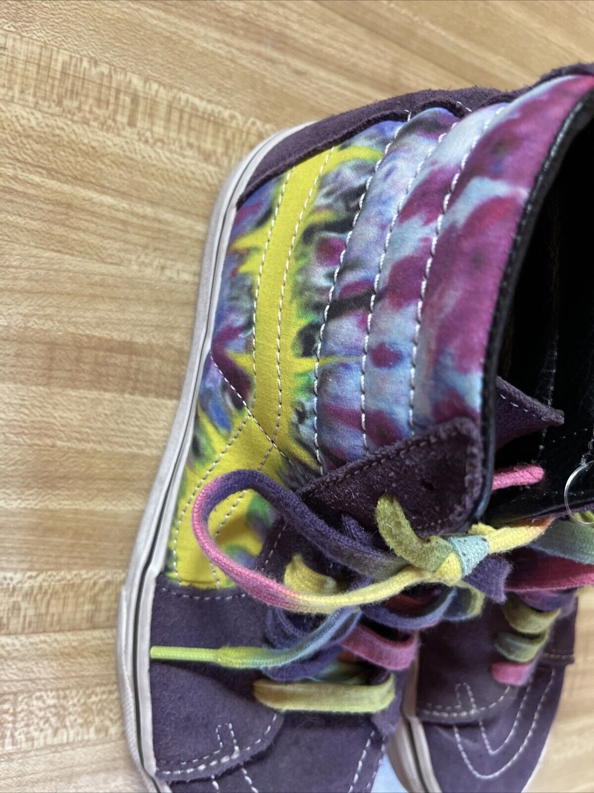 Vans Sk8 Hi Graffiti Tie Dye Size 7 Women’s 