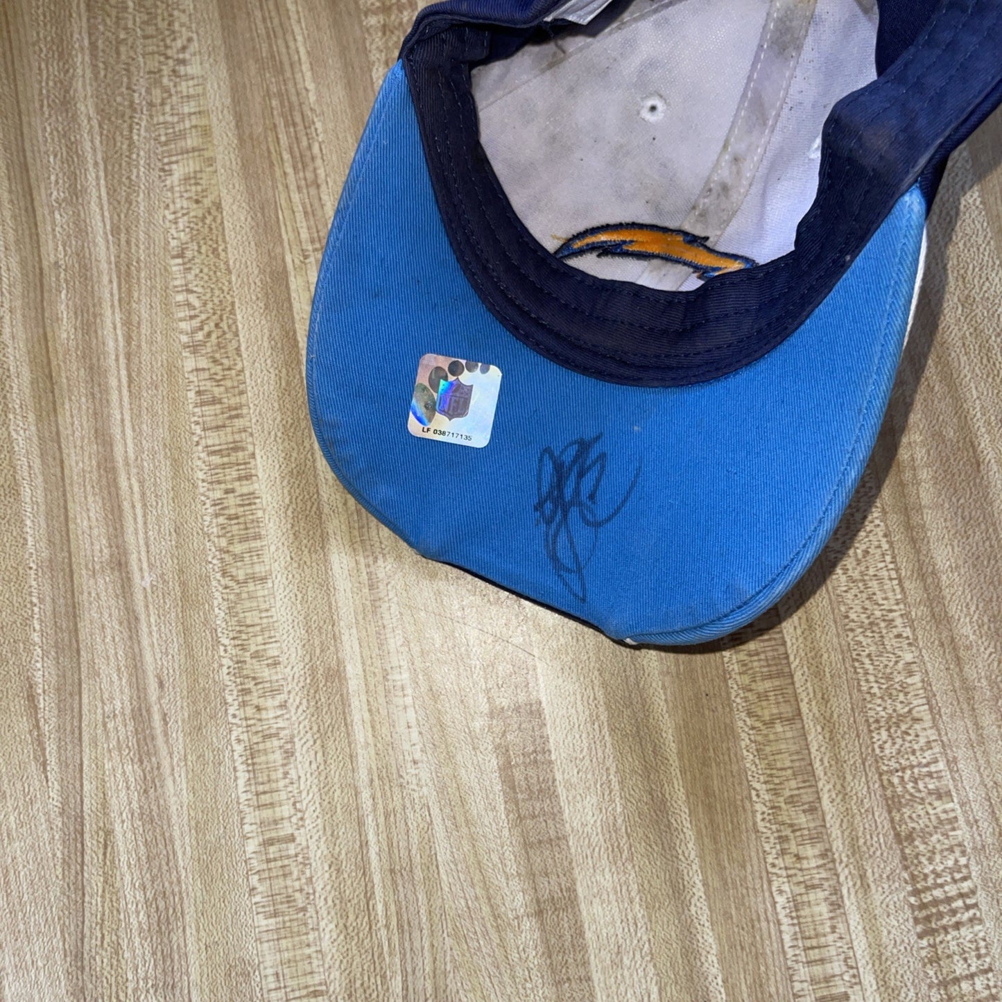 Autographed Chargers Cap