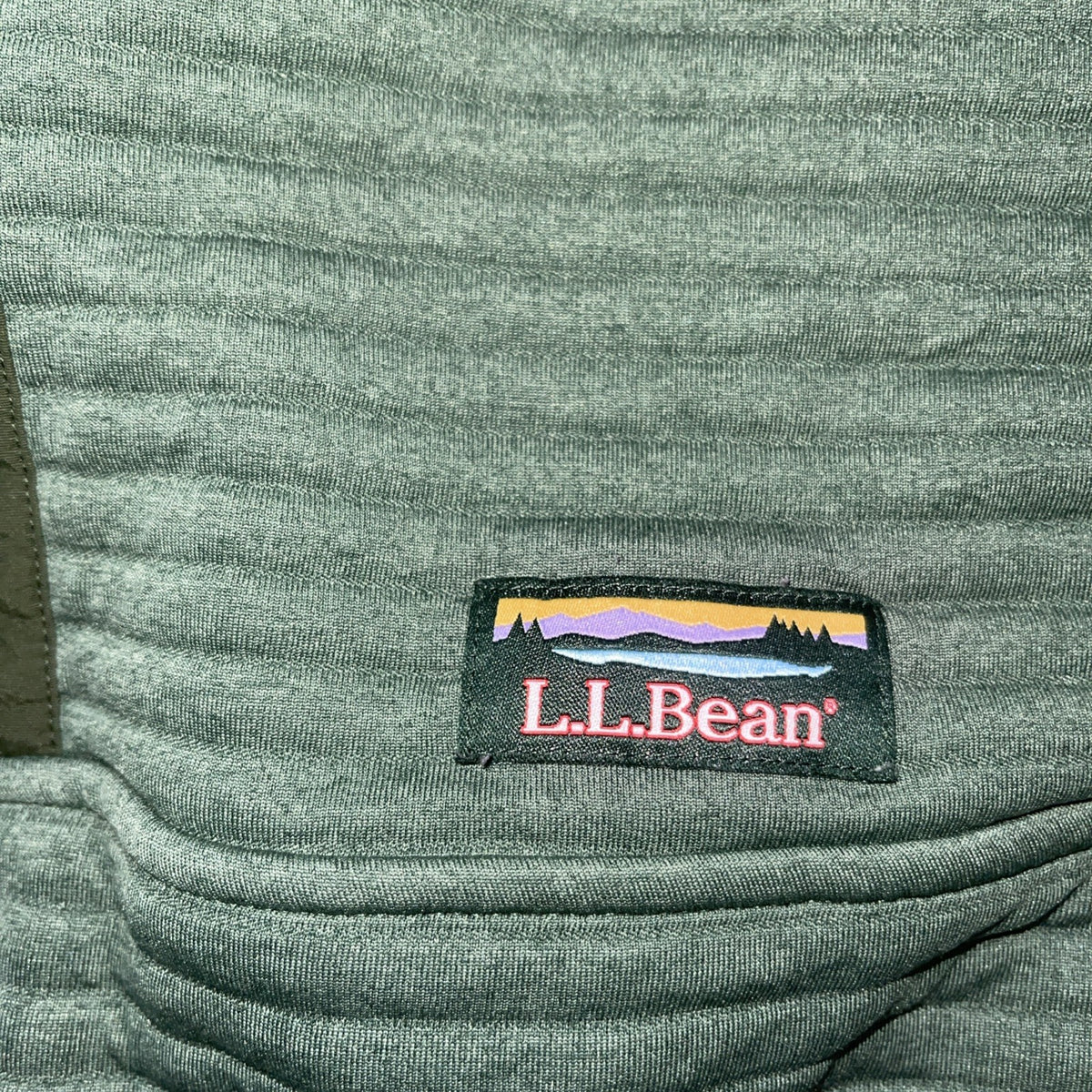 LL Bean Snap Button Sweater Large 