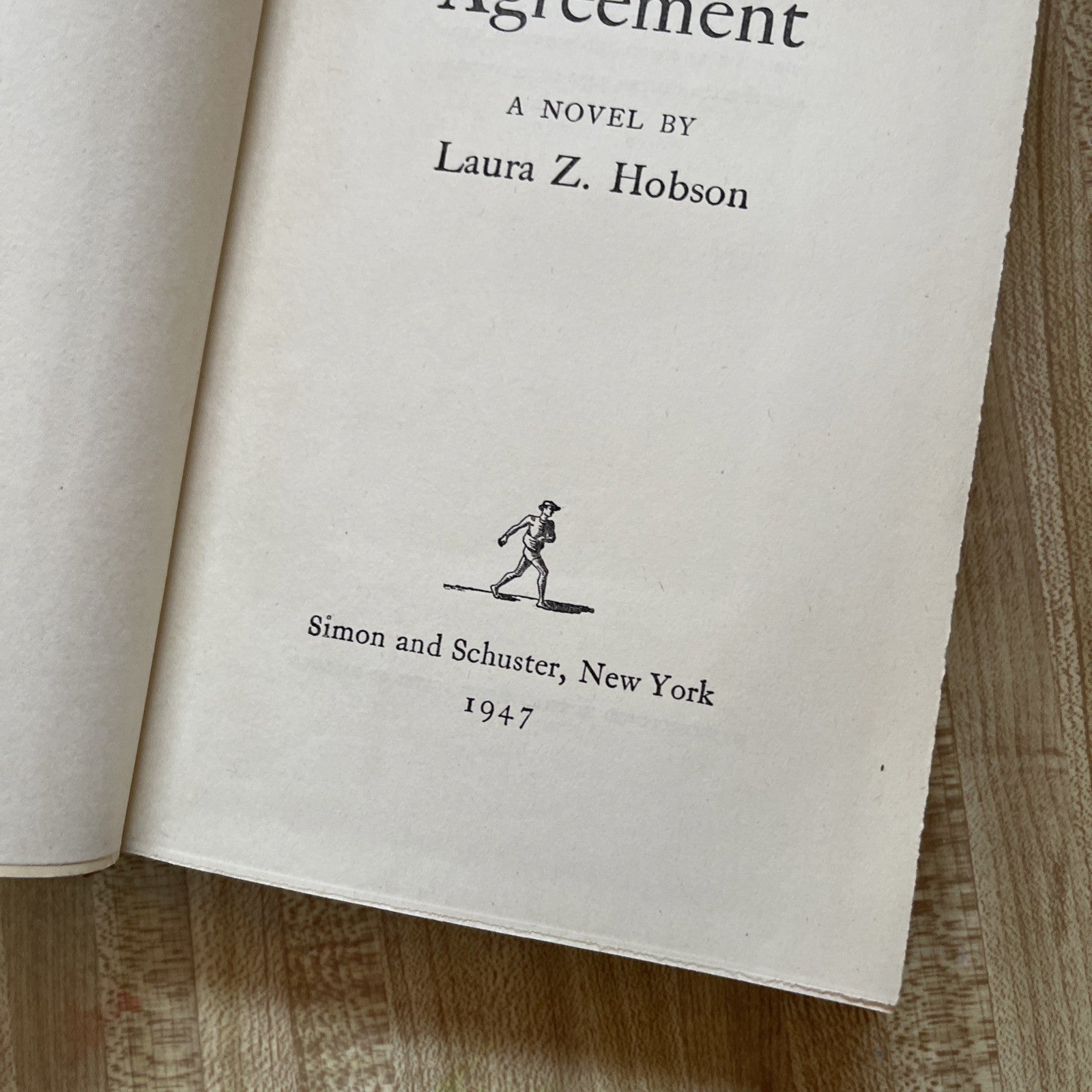 Gentleman’s Agreement Hardcover 