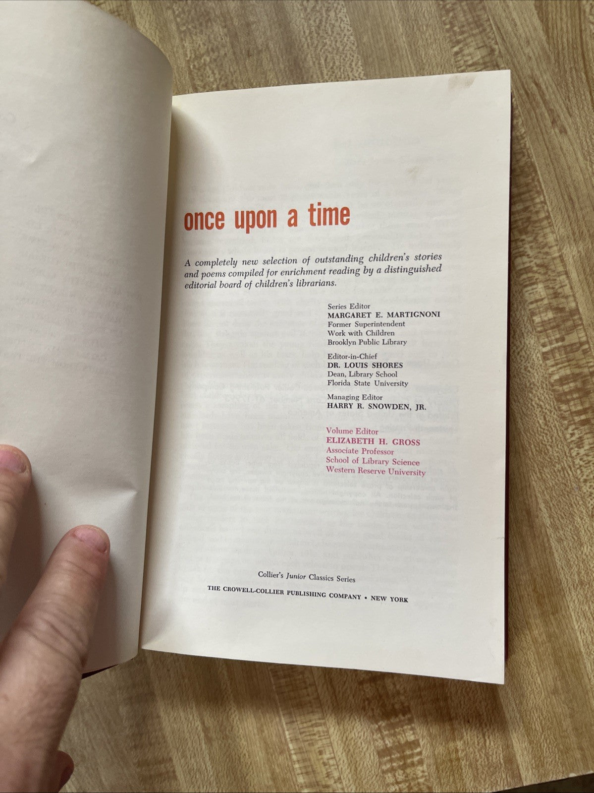 Once Upon A Time Hardcover 