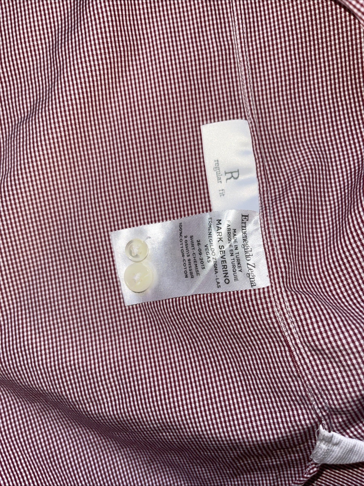 ermenegildo zegna su misura Shirt
