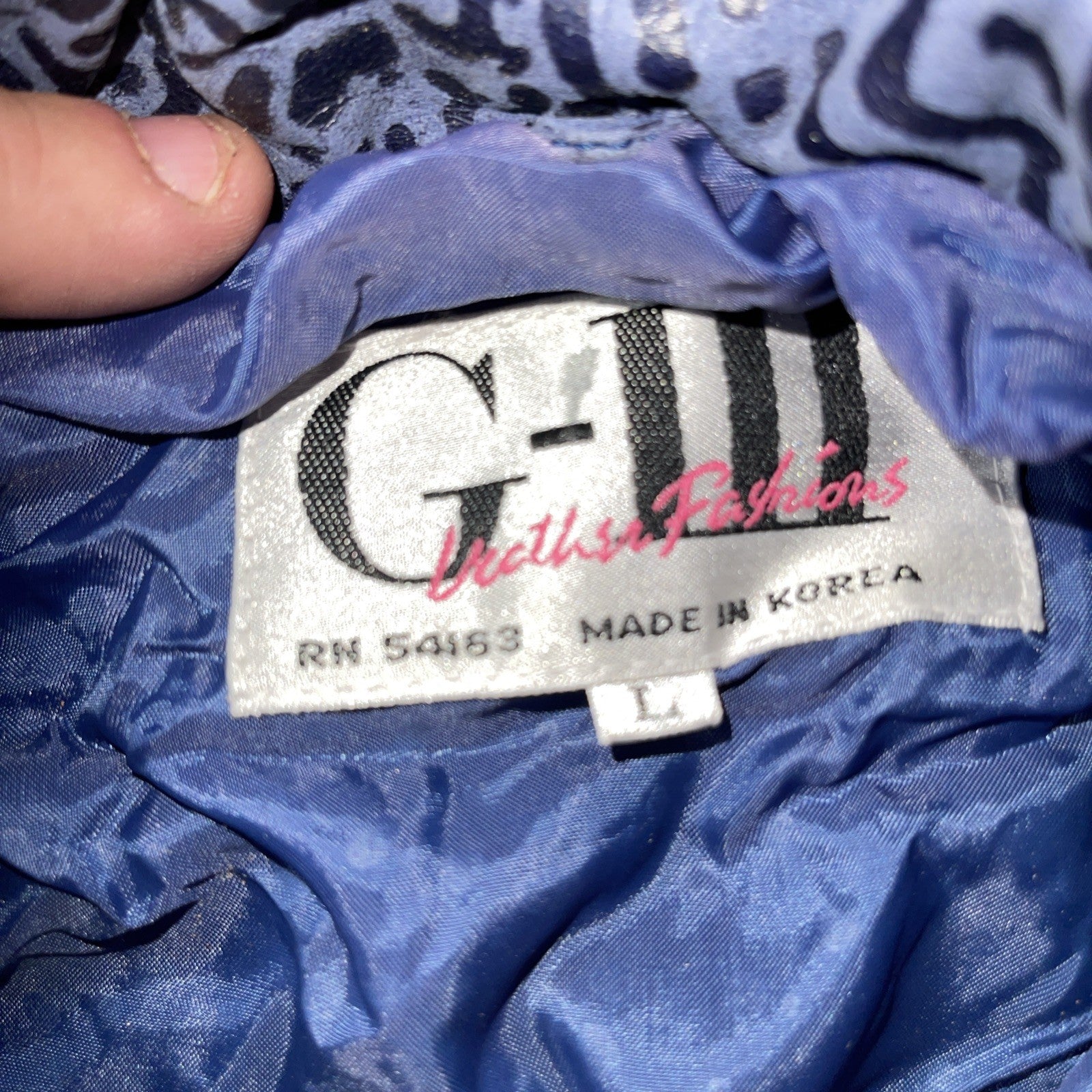 Vintage G-3 Leather Jacket Large 