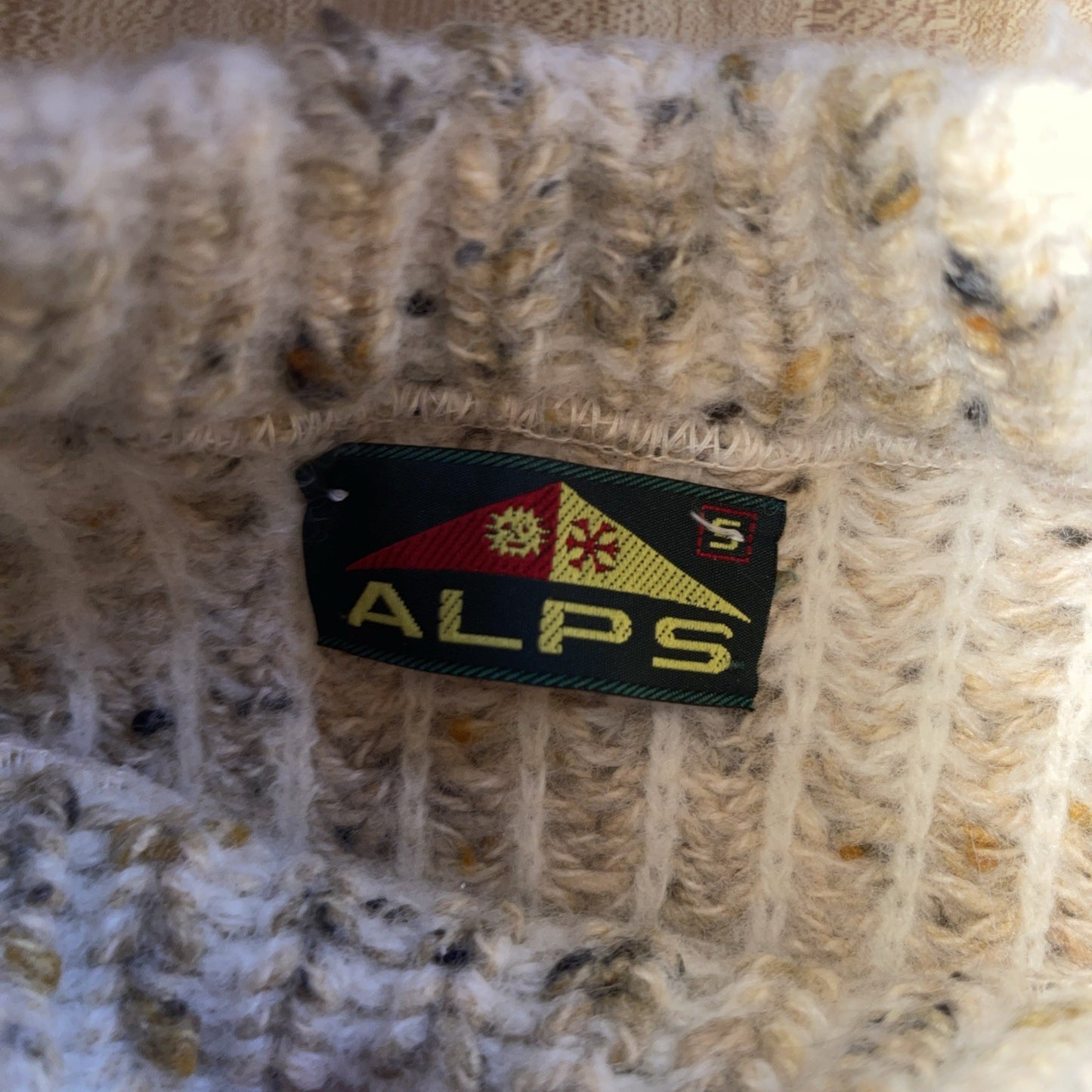vintage alps wool sweater S-M