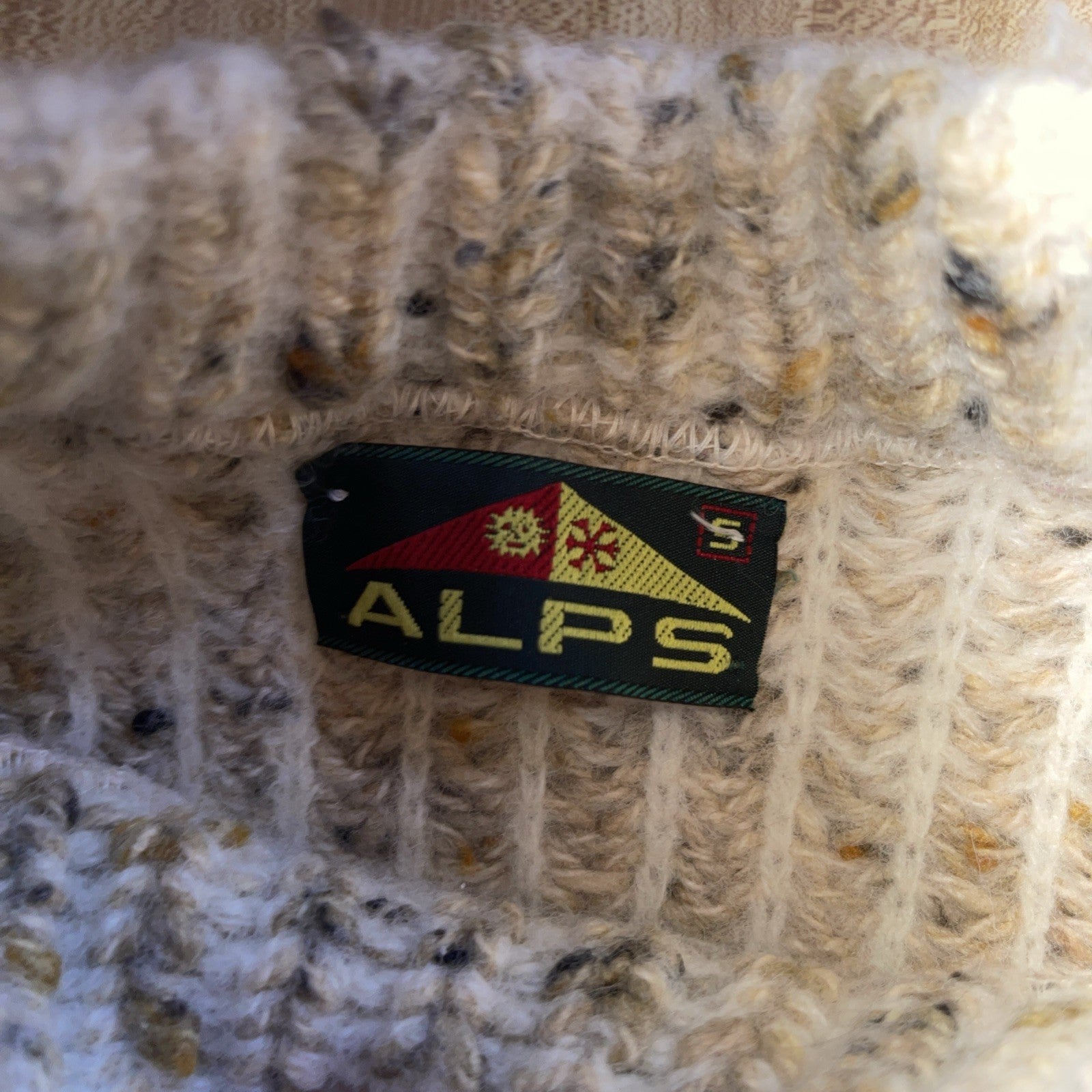 vintage alps wool sweater S-M