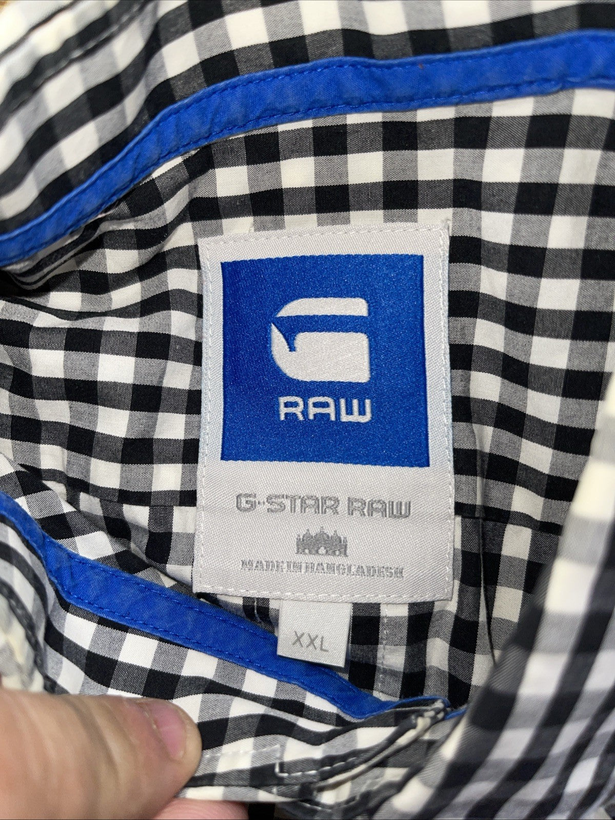 g star raw button up shirt XXL 