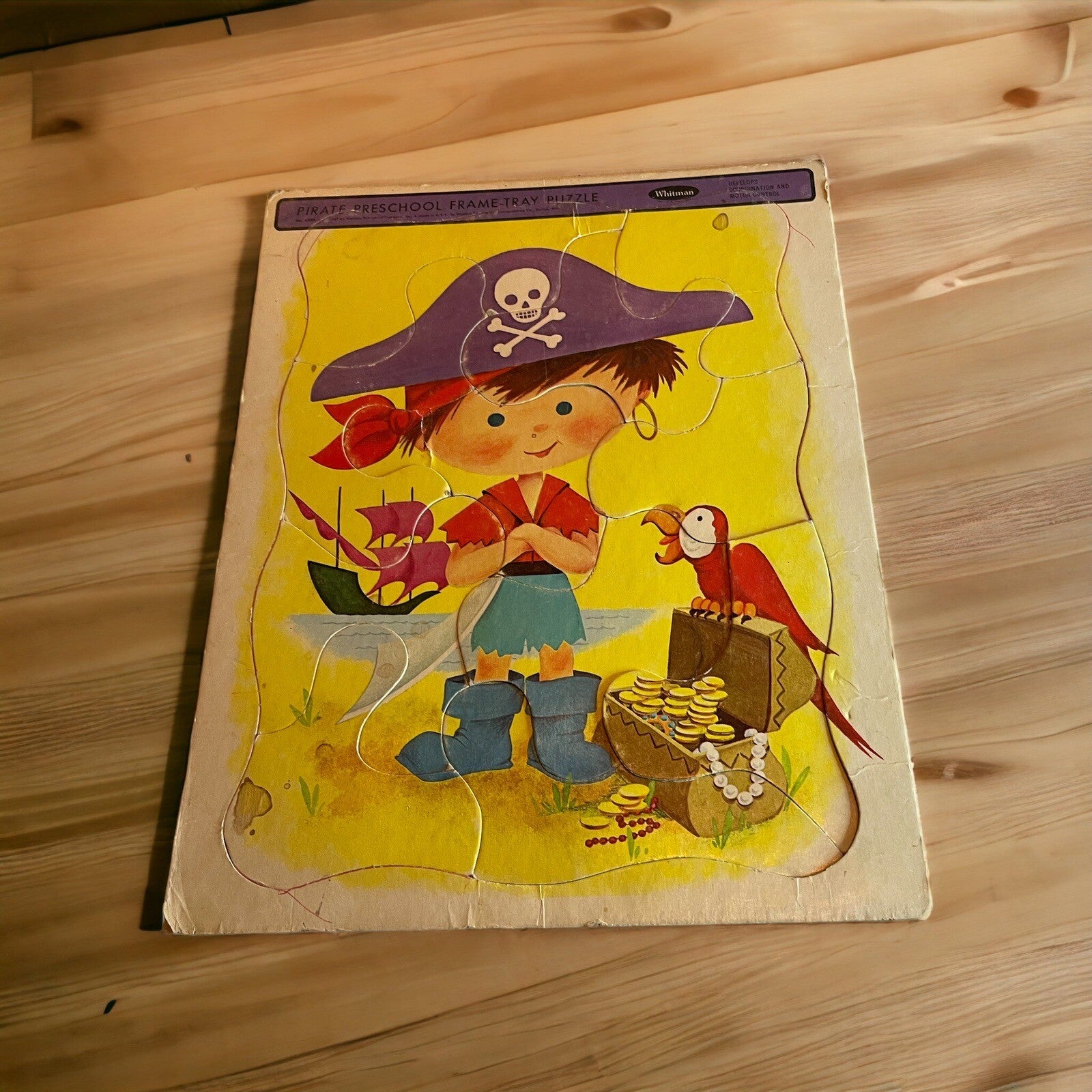 Vintage 1967 Pirate Puzzle