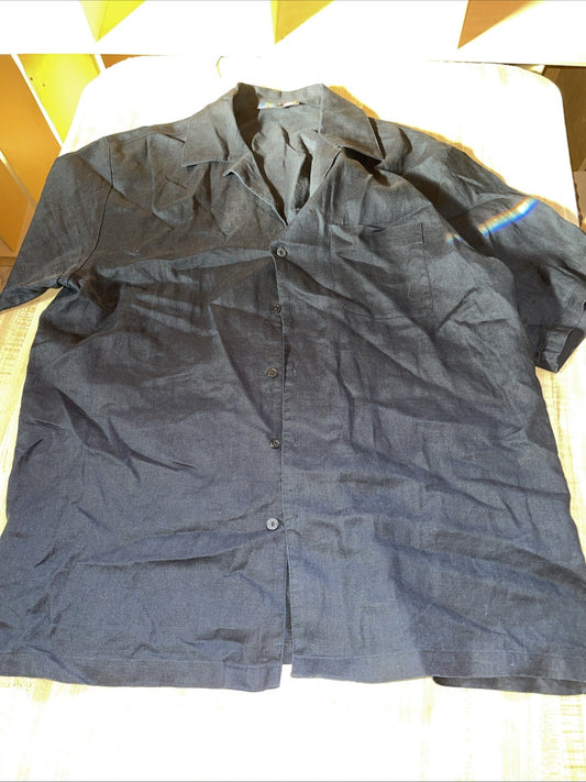 Vintage Bagazio Linen Button Up XL