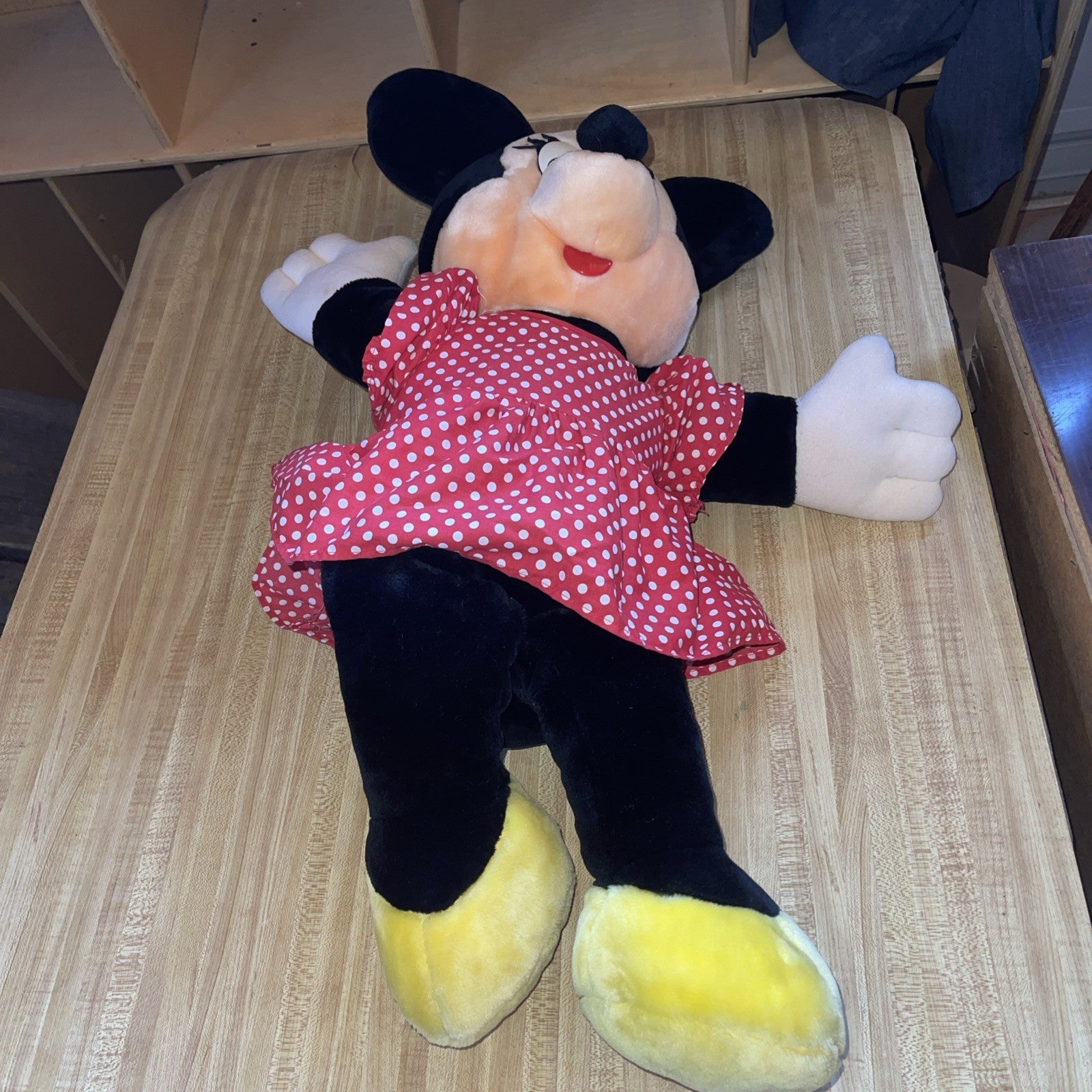 Giant Minnie Mouse Plush Over 30 Inches Tall 