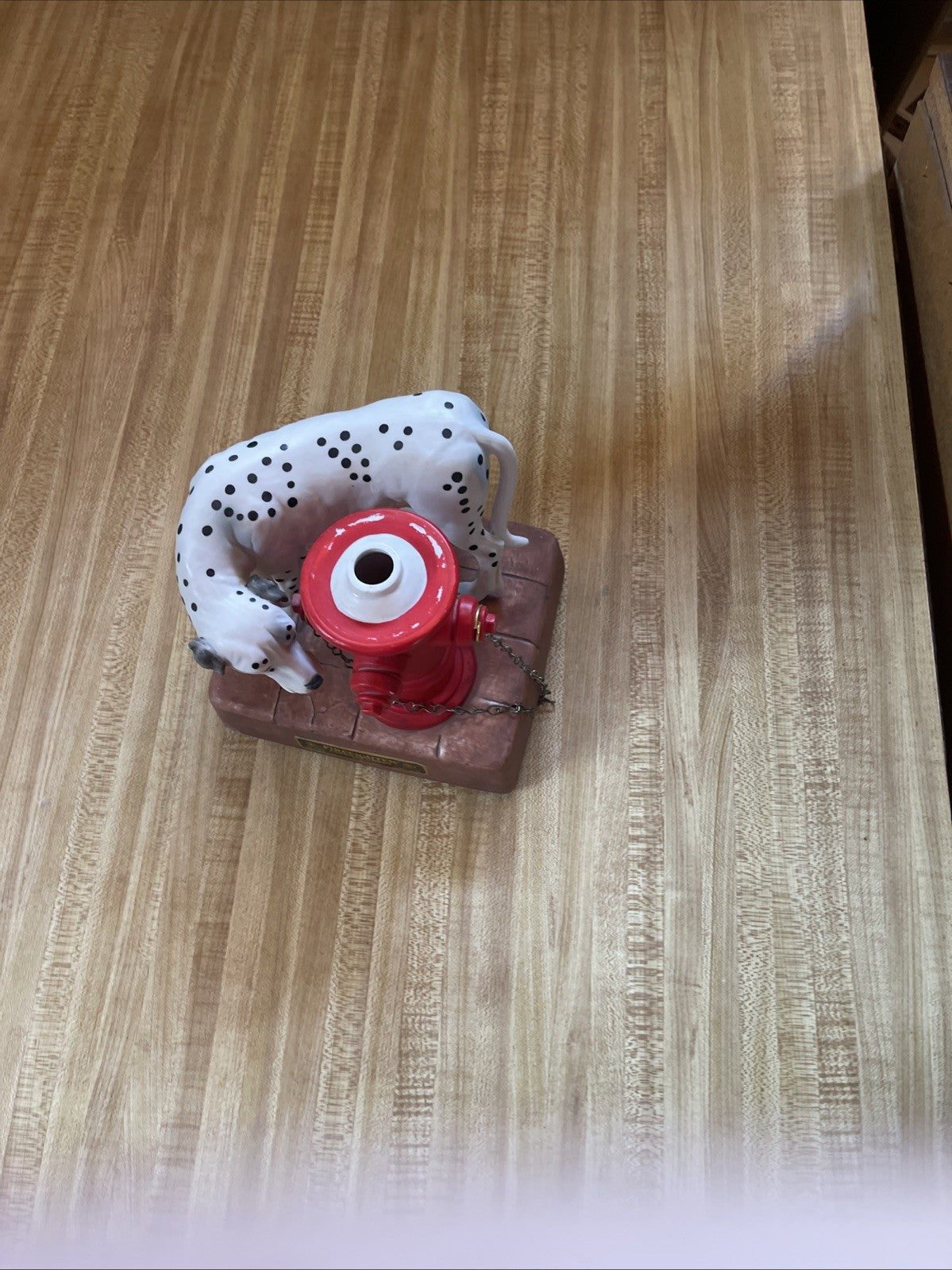 Rare Firefighter Canadian Whisky Decanter Anticipation Dalmation 1982 Vintage
