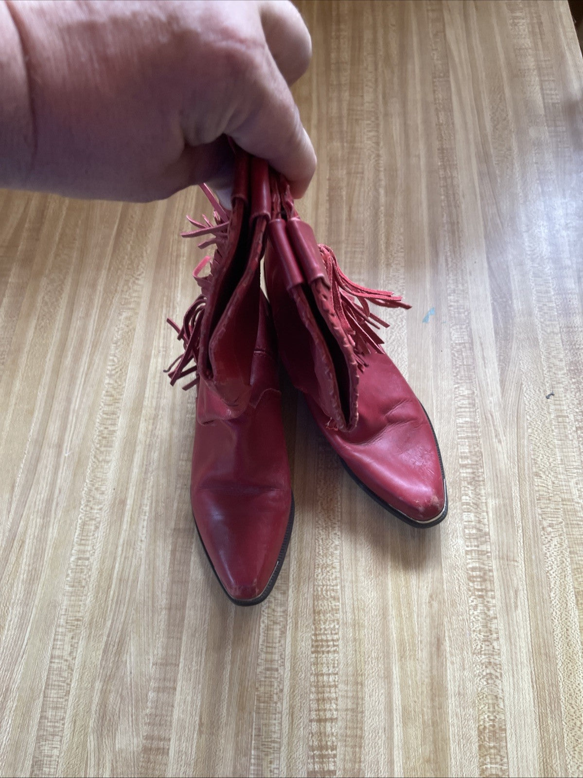 acme vintage cowgirl boots 6