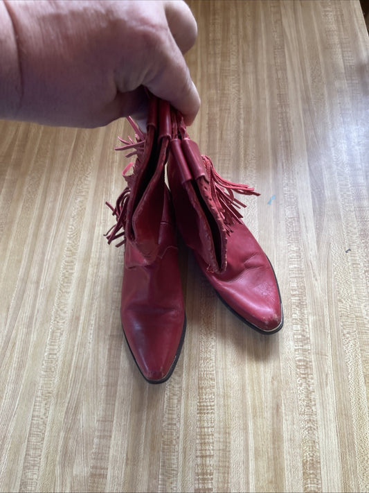 acme vintage cowgirl boots 6