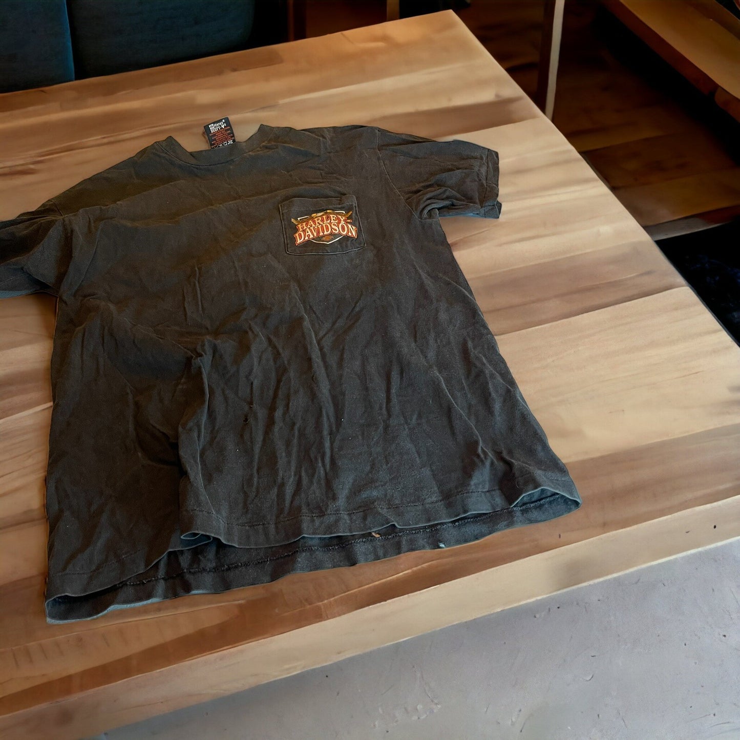 Harley Davidson Pocket T Shirt Large