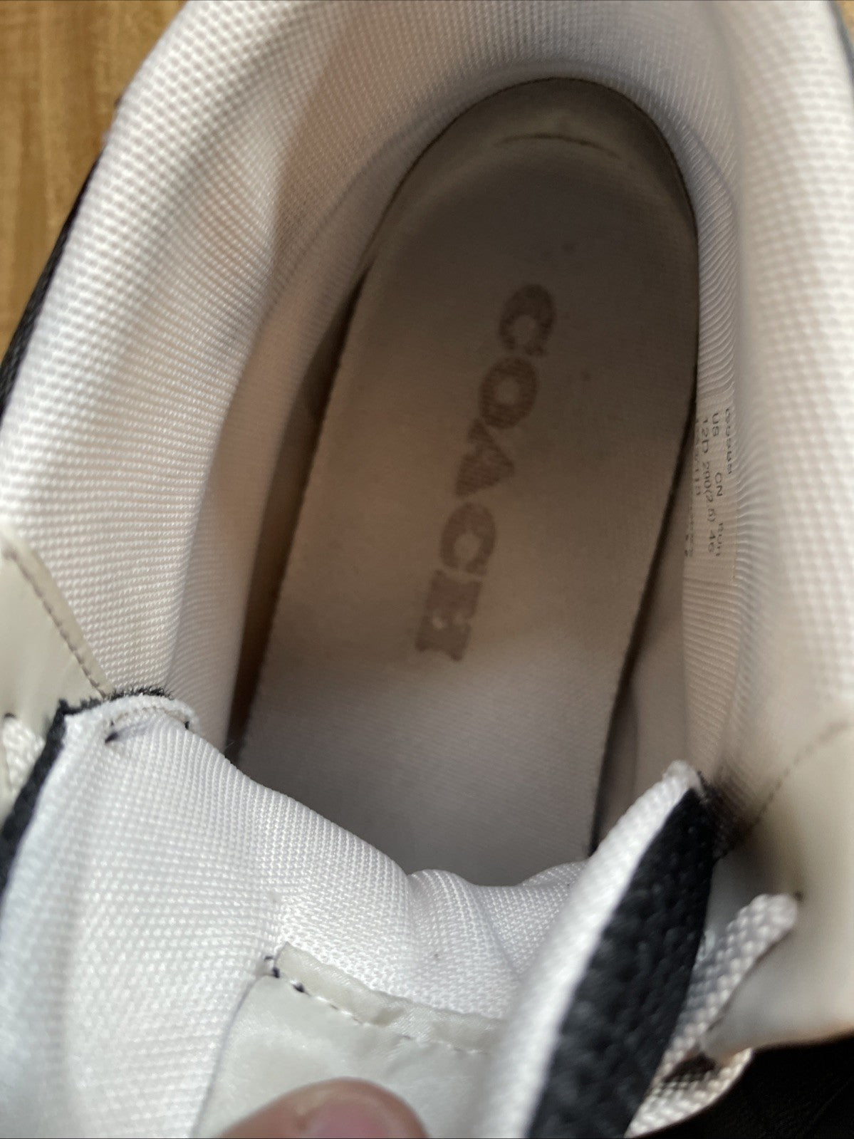 Coach Men’s High Top Sneakers Size 12