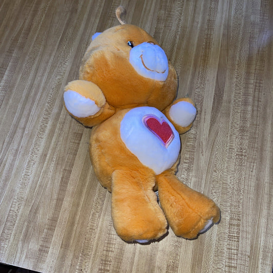 Care Bears 20th Anniversary Tenderheart Bear Plush 13" Play Along 2002 With Tags