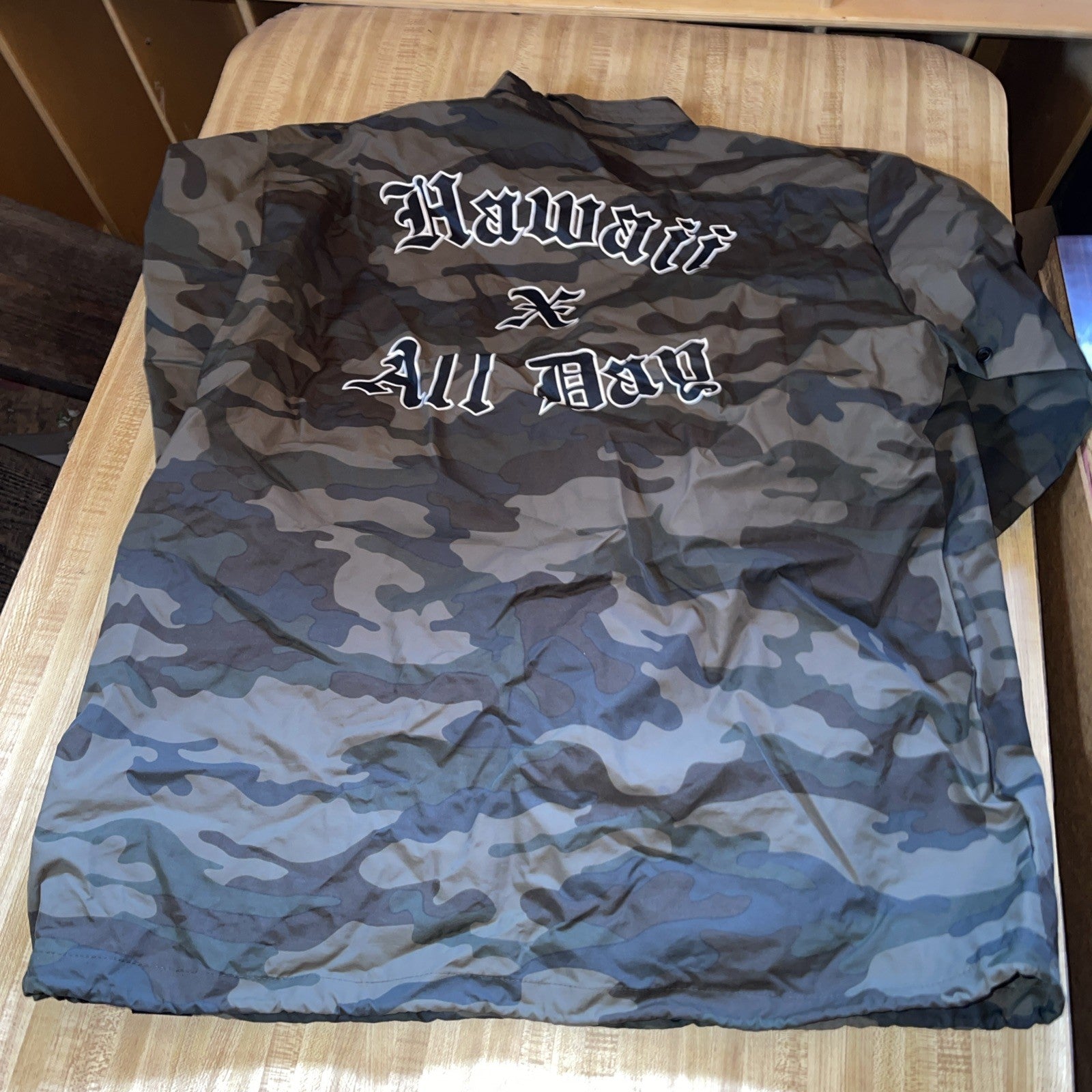 808 All Day Camo Windbreaker Jacket 3XL
