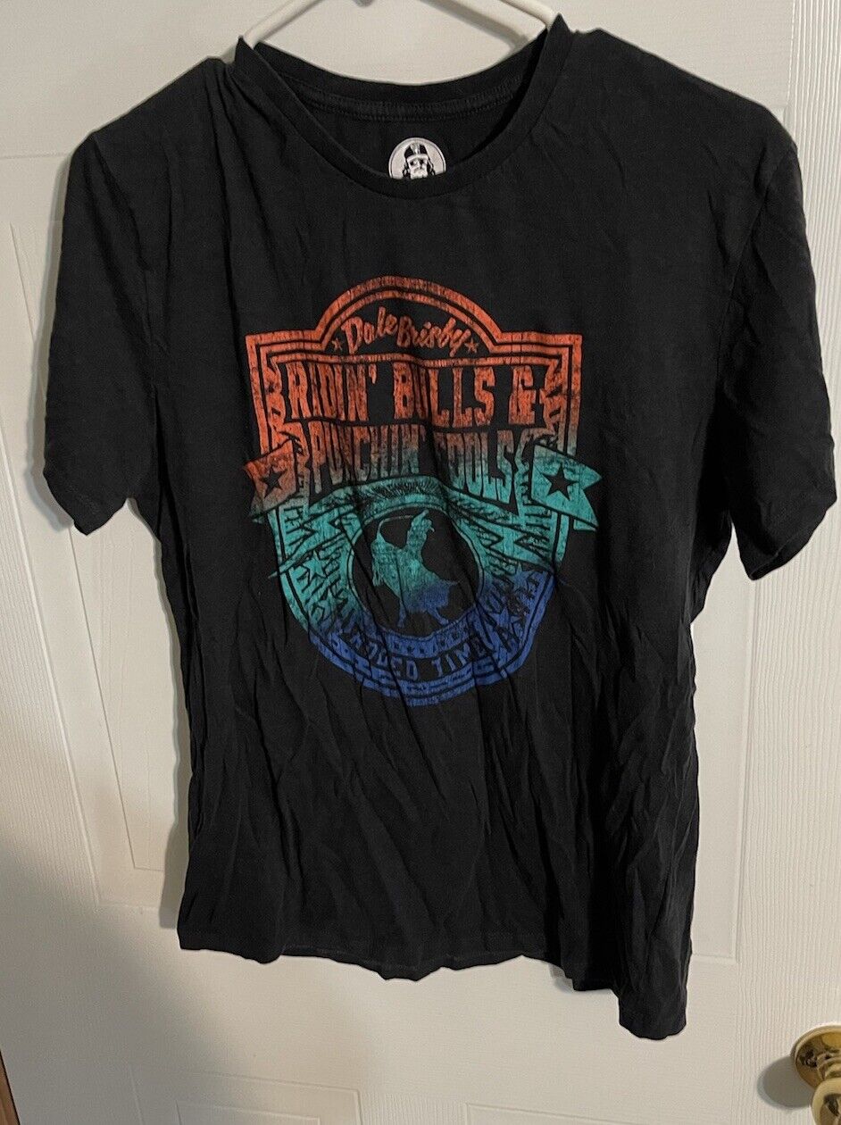 Dale Brisby Rock & Roll Denim T Shirt Medium 