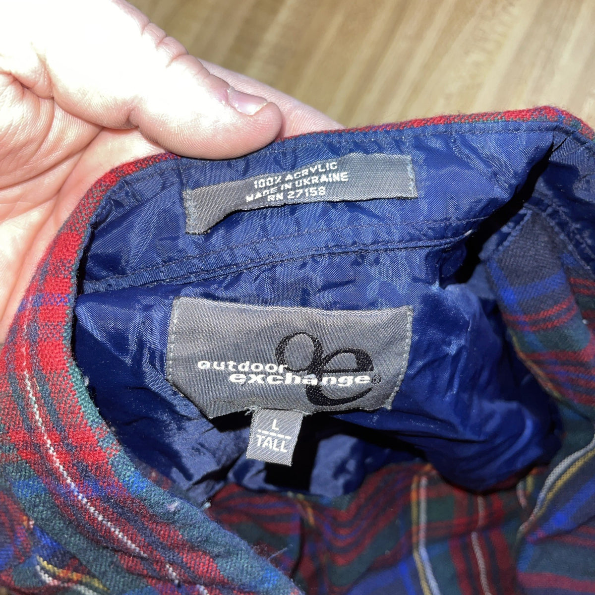 Outdoor Exchange Flannel Large Tall LT