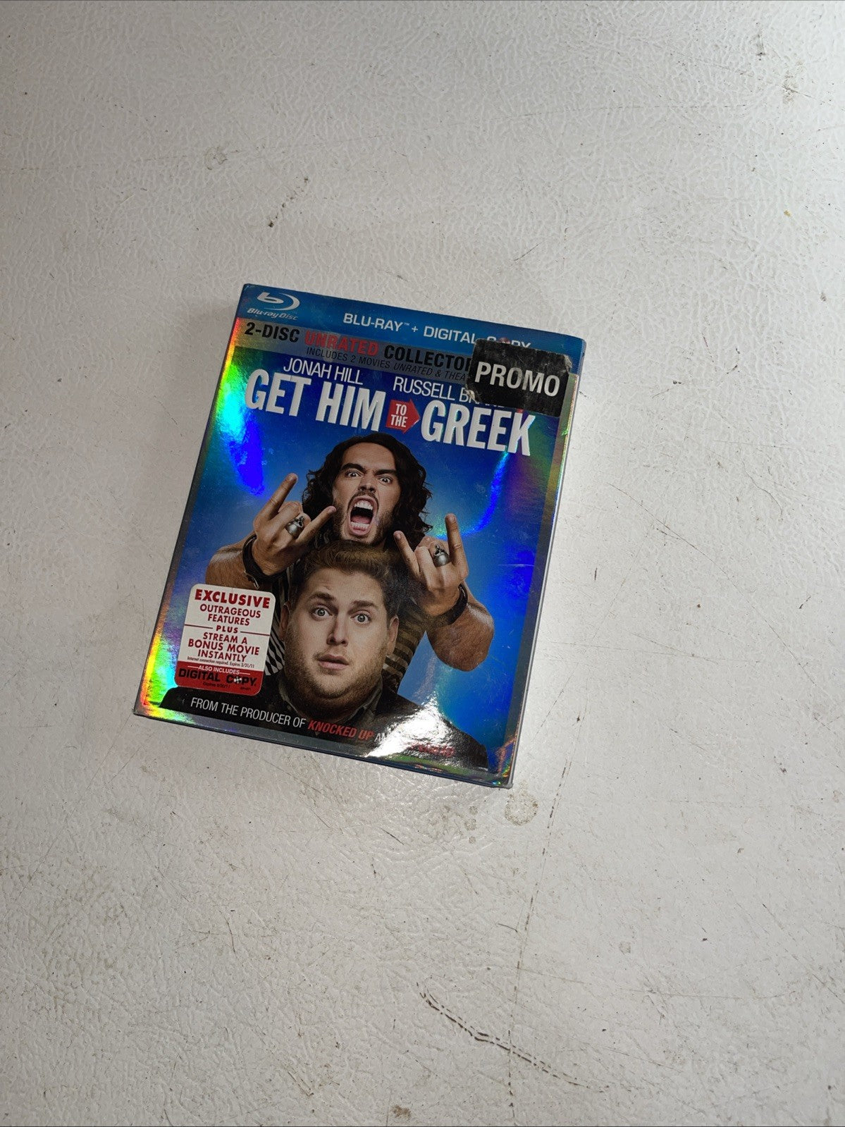 Get Him to the Greek (Blu-ray Disc, 2010, 2-Disc Set, Includes Digital Copy...