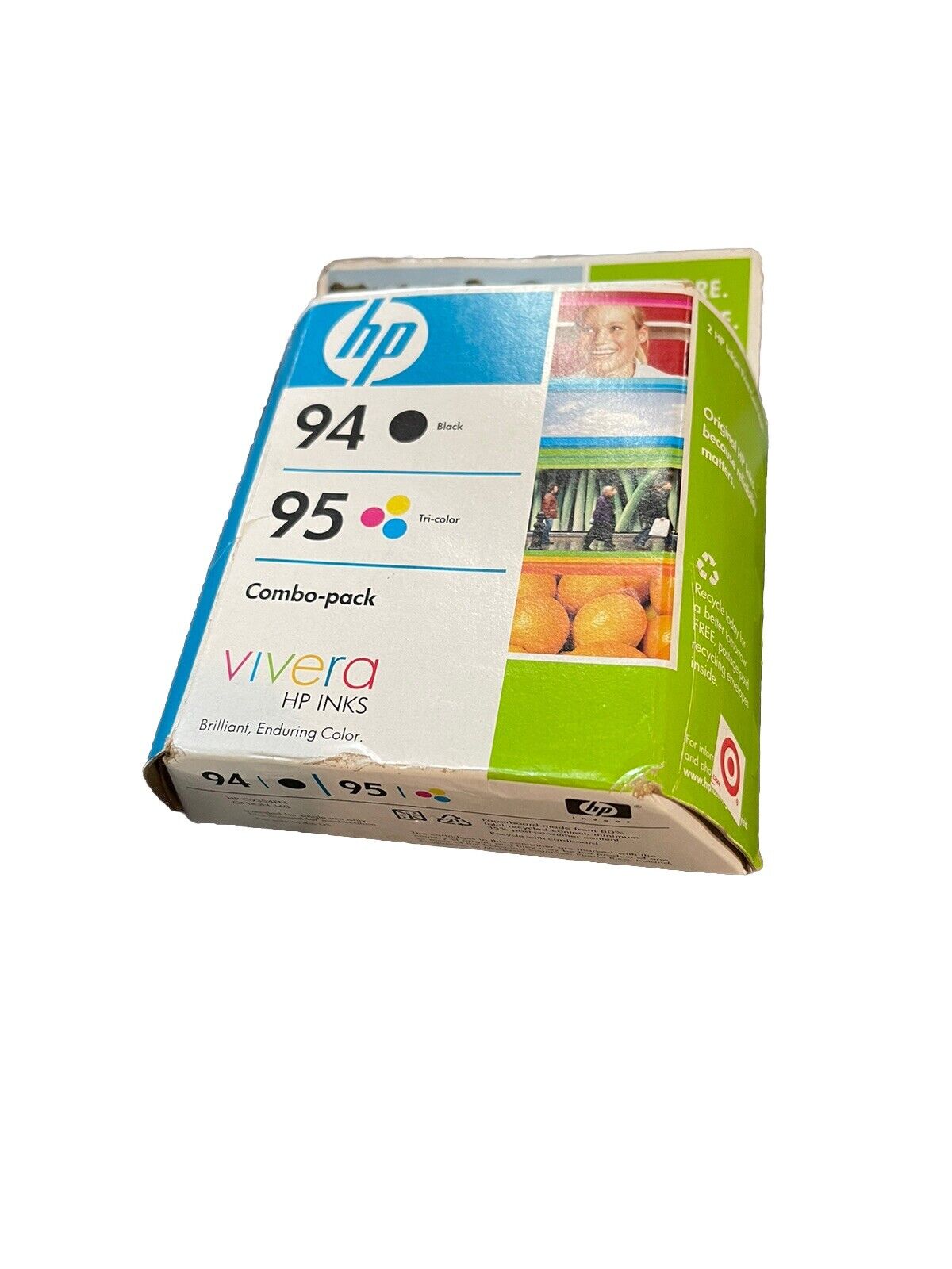 HP 94 Black + 95 Tri-Color Ink Cartridges Combo Pack Genuine Sealed Exp 05/2008