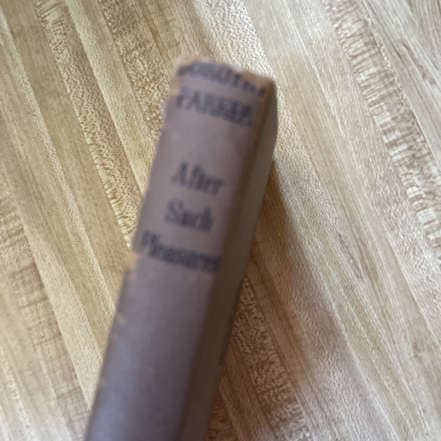 After Such Pleasures Hardcover 