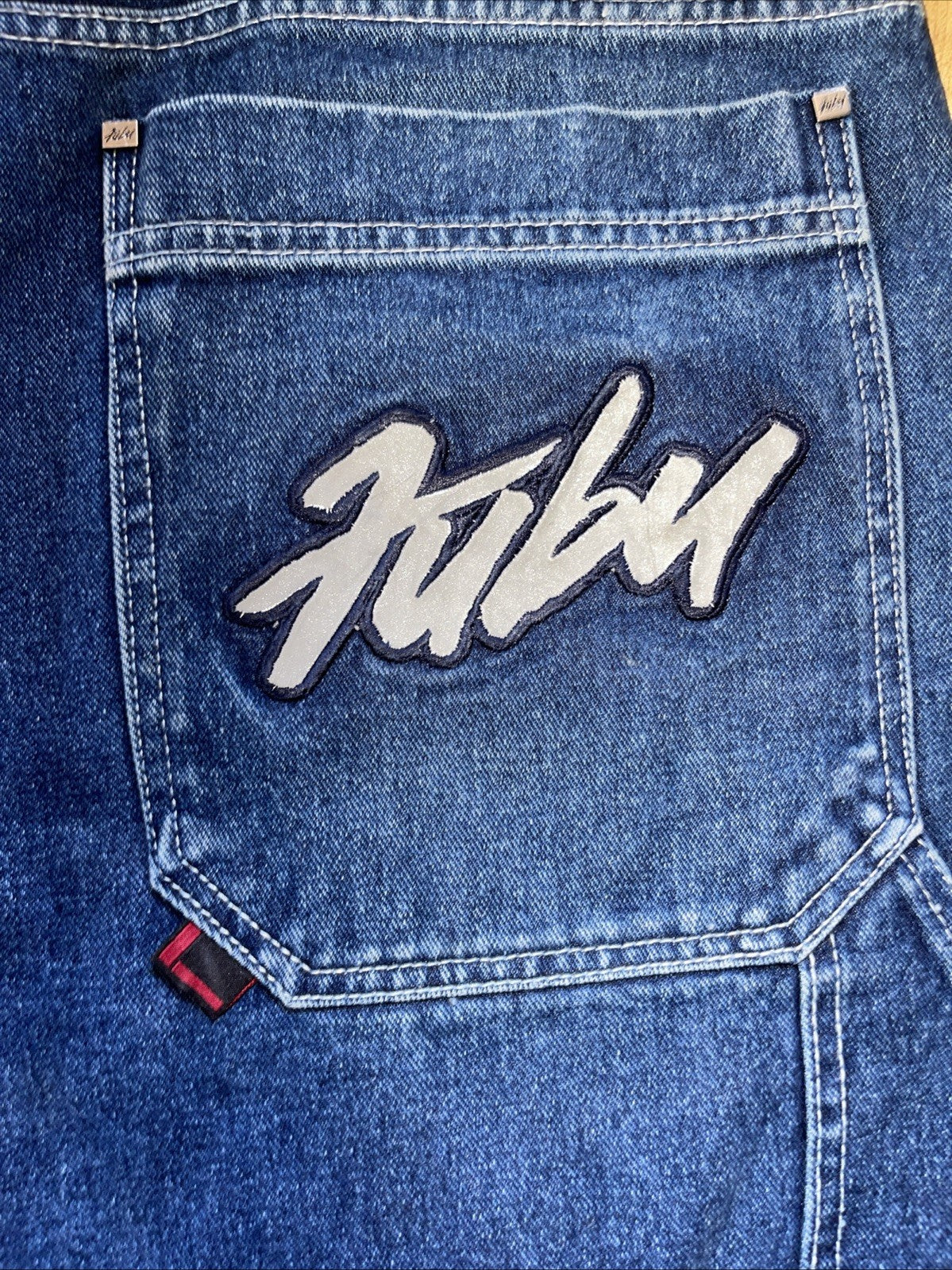 Fubu Carpenter Jeans 36/34 Baggy Wide Leg Y2K Vintage Hiphop Streetwear