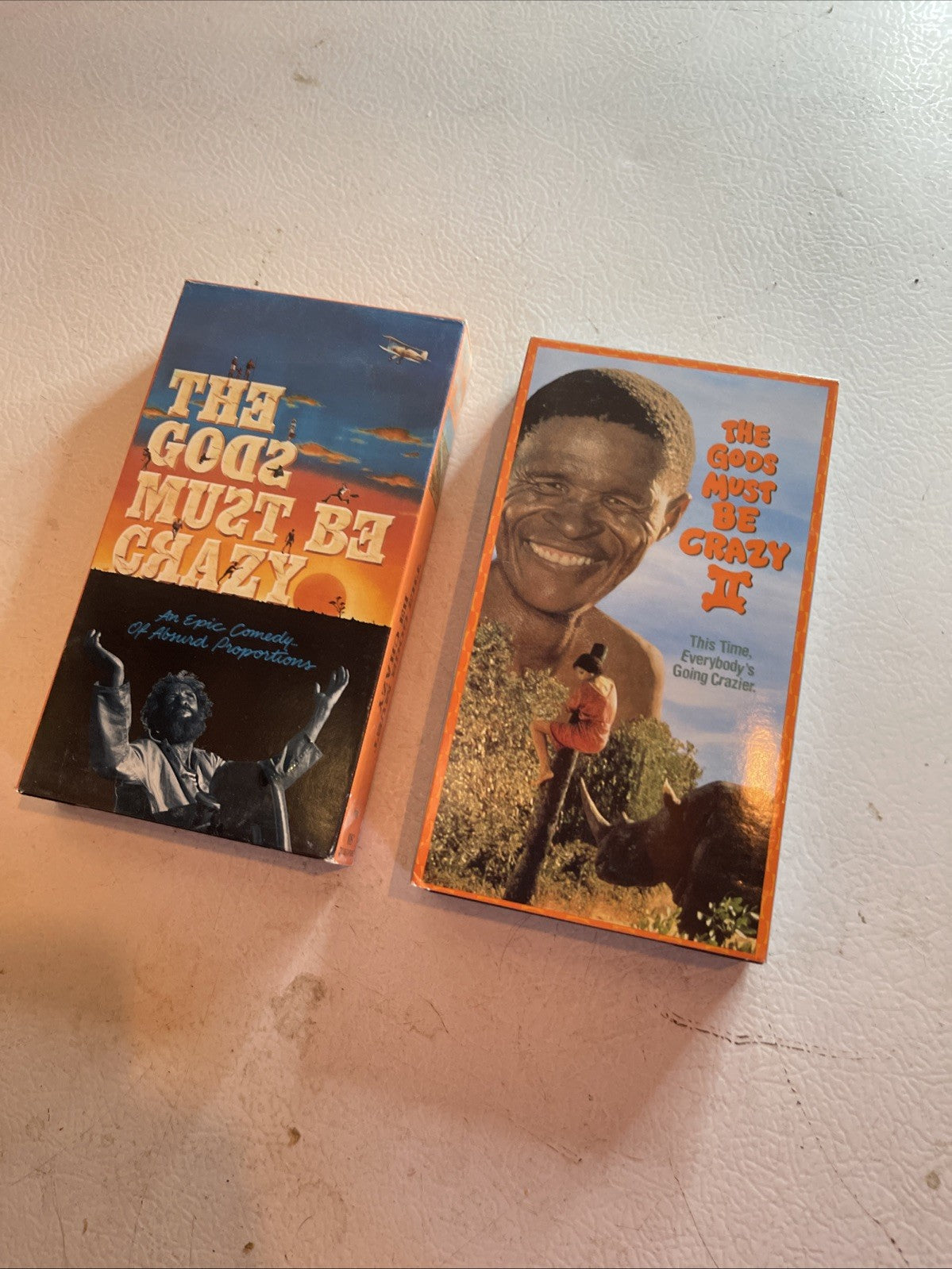 The Gods Must Be Crazy 1&2 VHS Lot