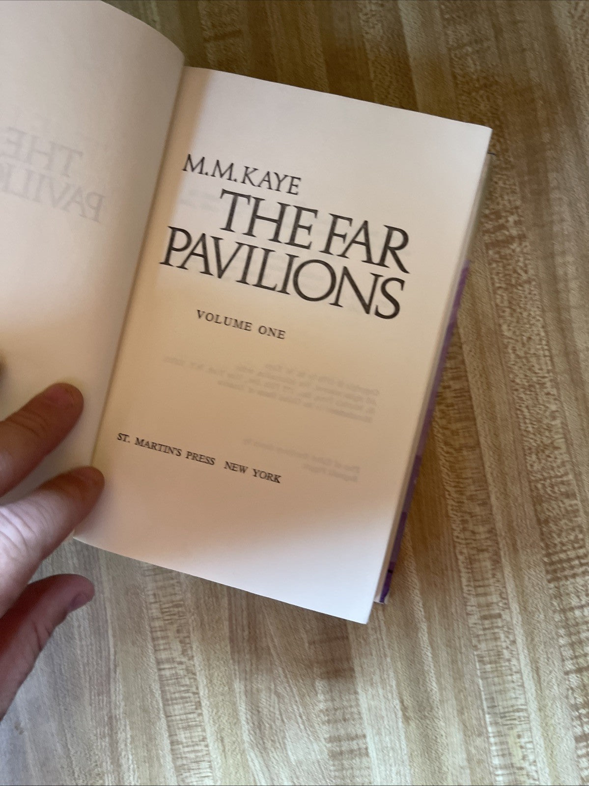 The Far Pavilions 1 &2 Hardcovers 