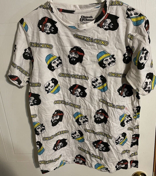 Cheech & Chong All Over Print T Shirt Medium 