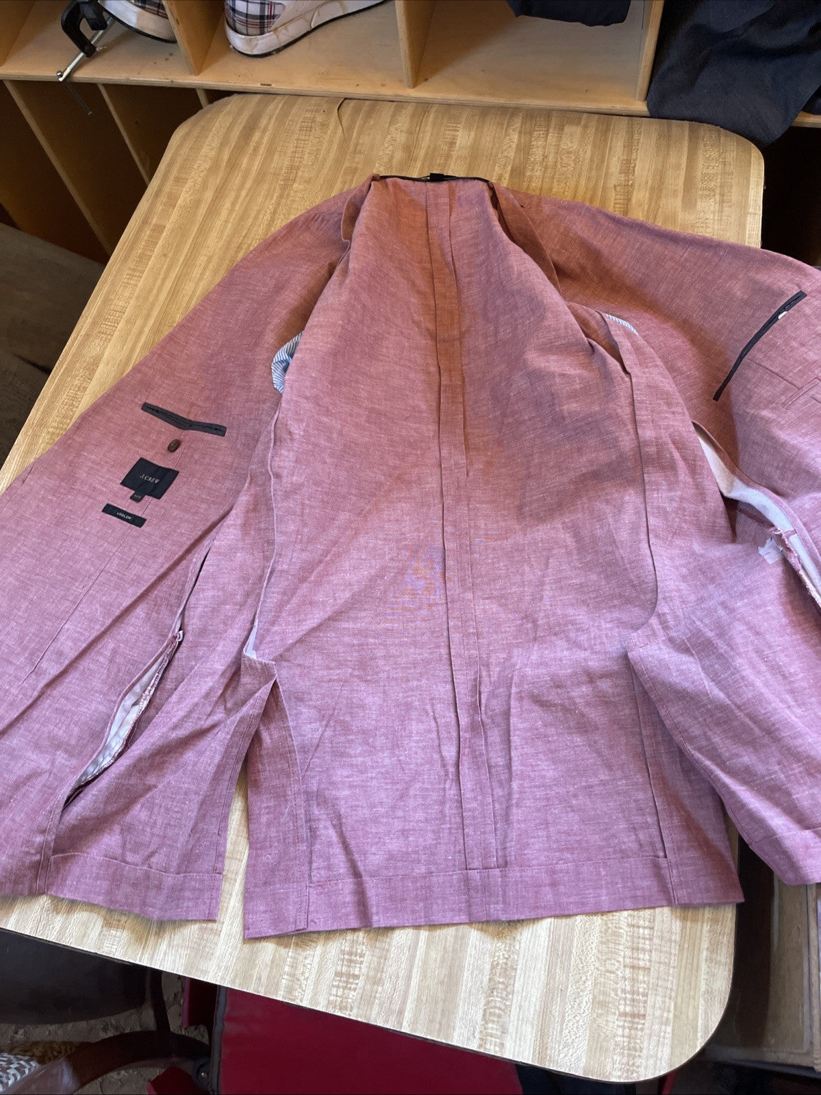J Crew Ludlow Salmon Blazer Unstructured 42R