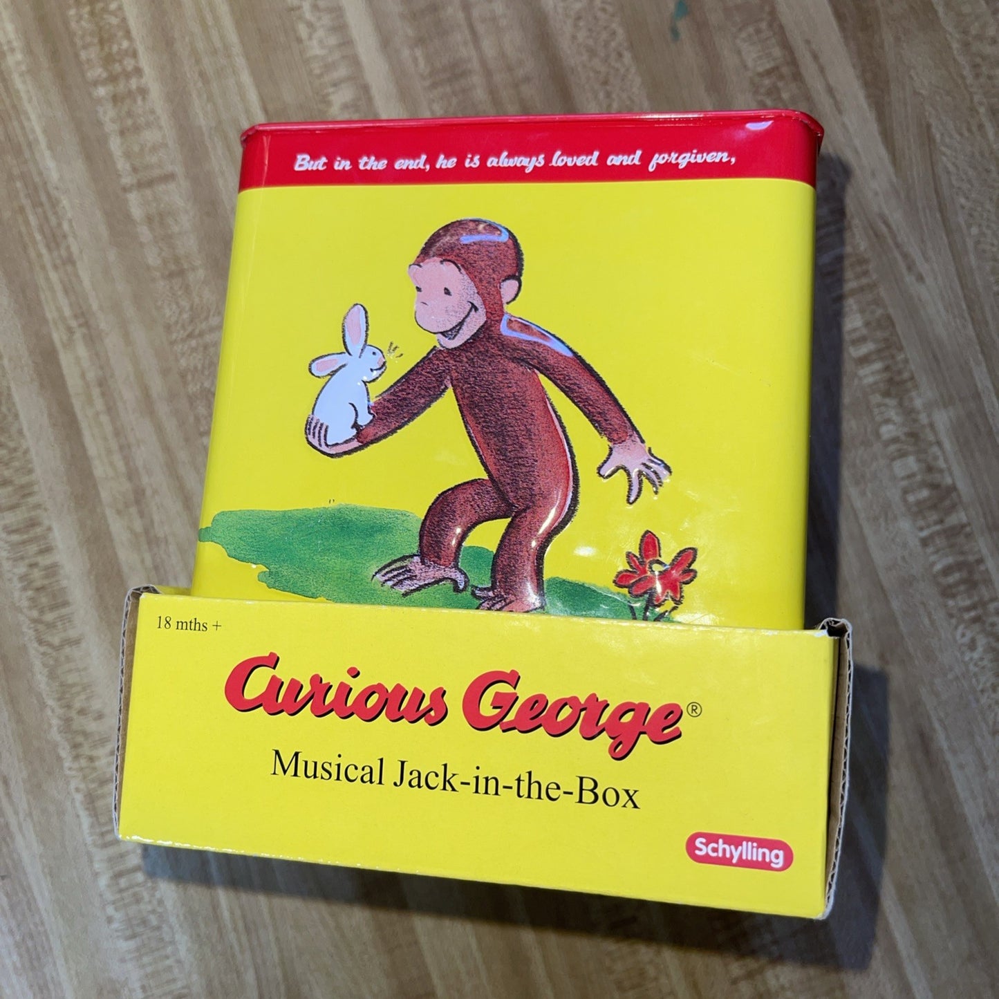 Schylling Curious George Musical Jack-in-the-Box
