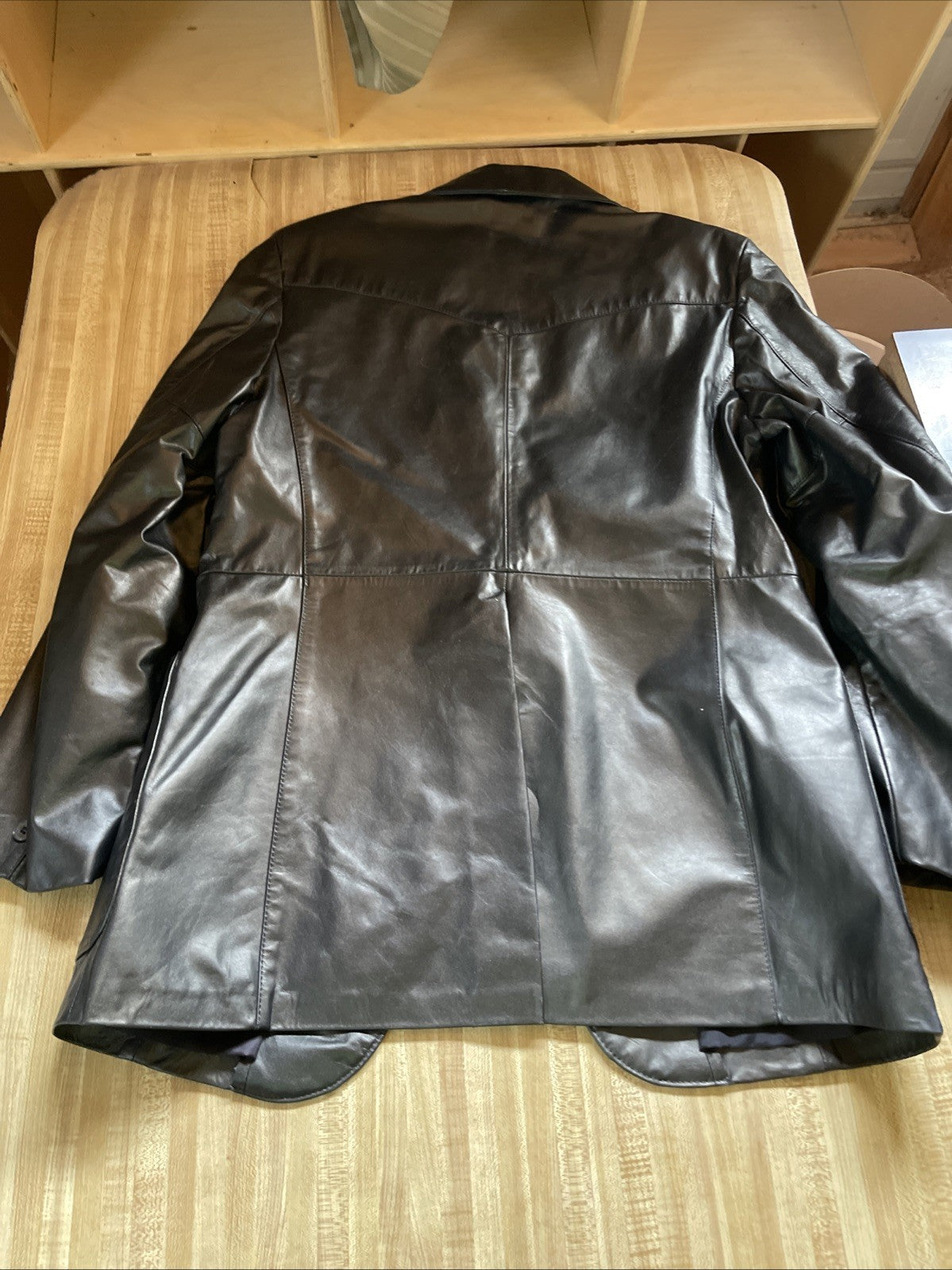 Vintage Silton Leather Blazer 40